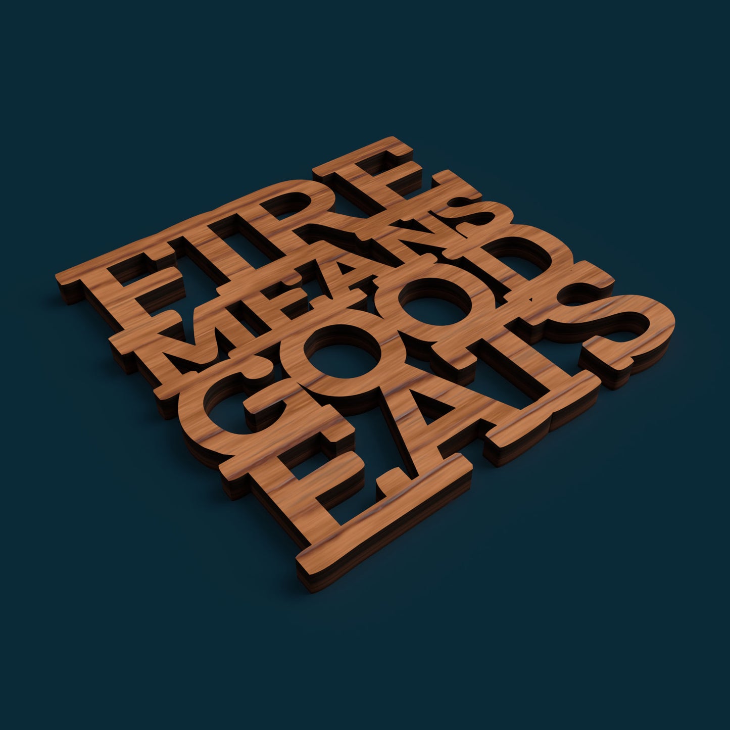 Barbecue Coasters - Laser Cut File - svg dxf pdf eps ai The X Laser Files