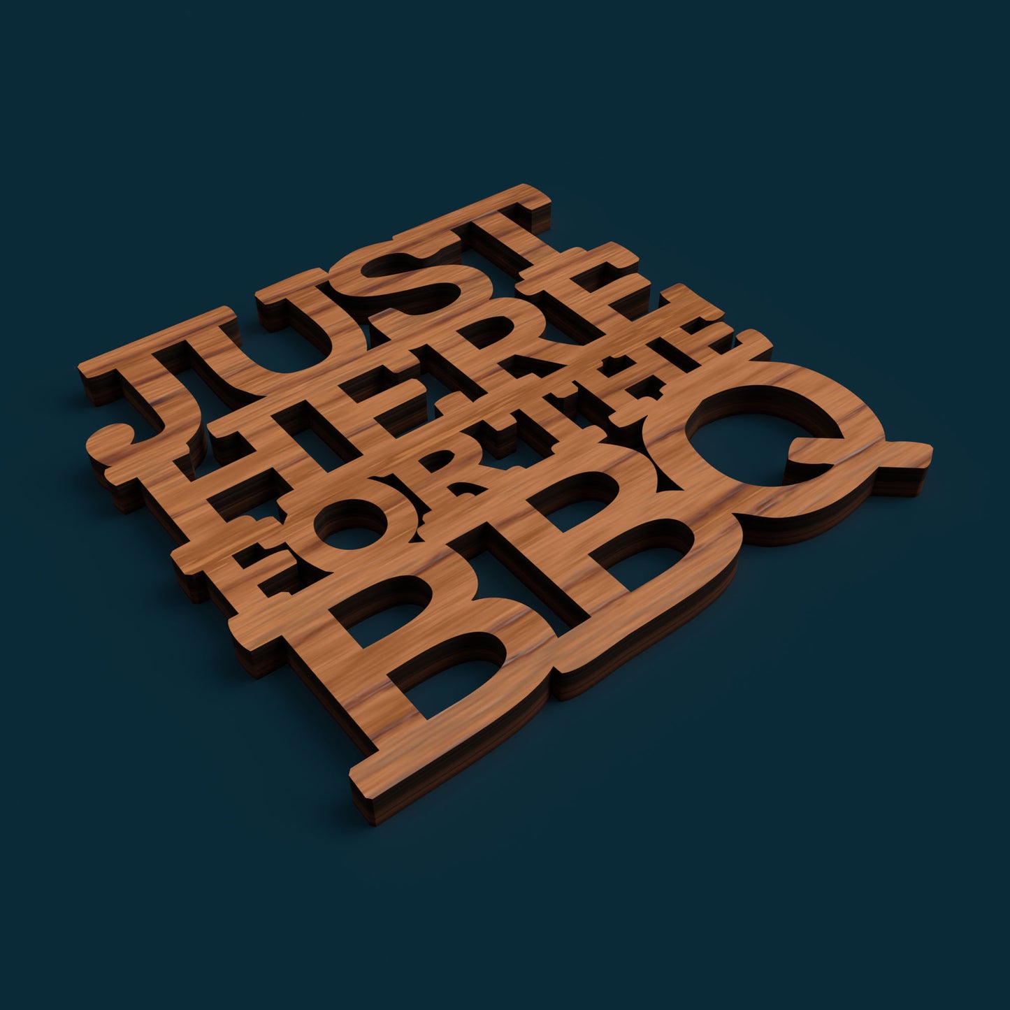 Barbecue Coasters - Laser Cut File - svg dxf pdf eps ai The X Laser Files