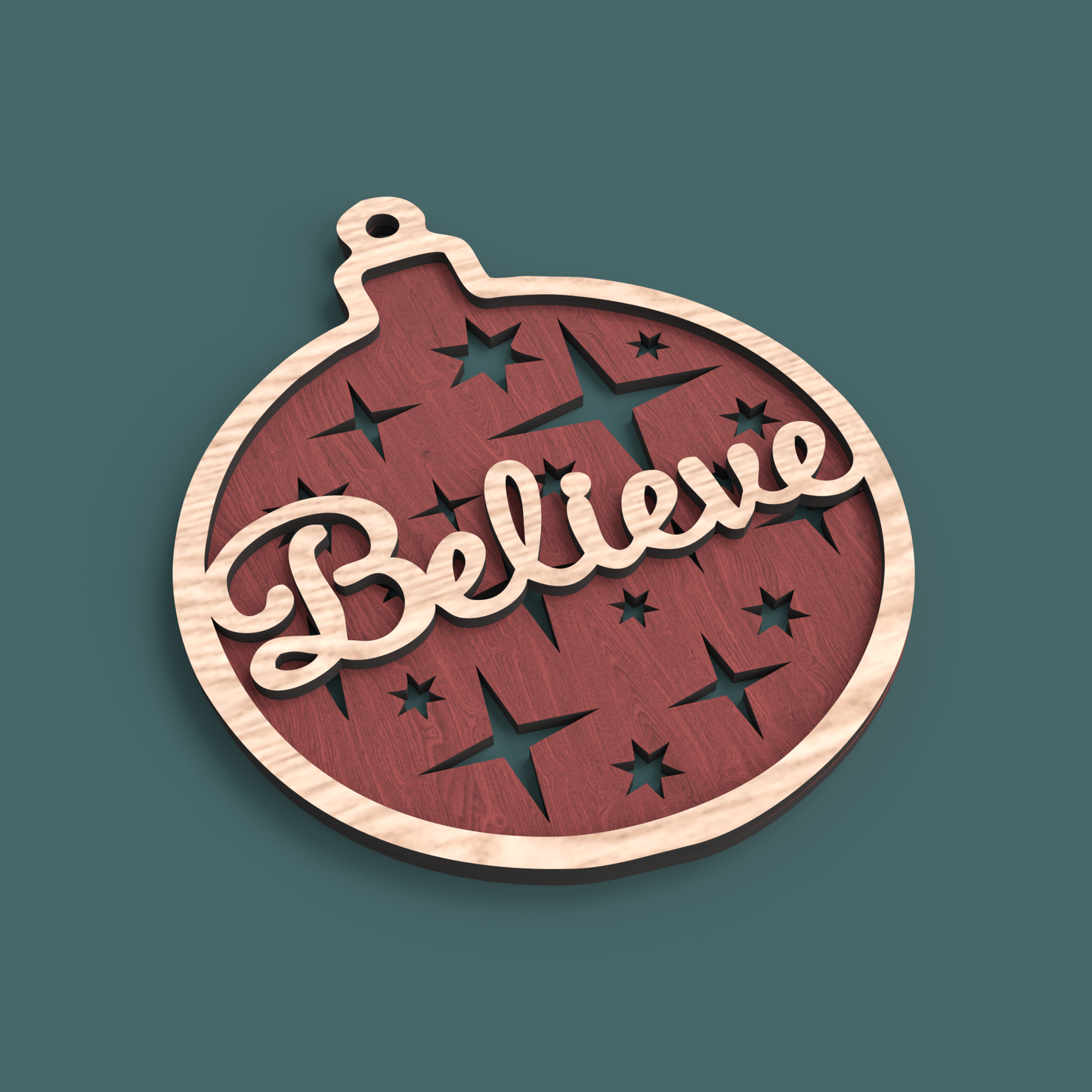 Christmas Words Ornaments
