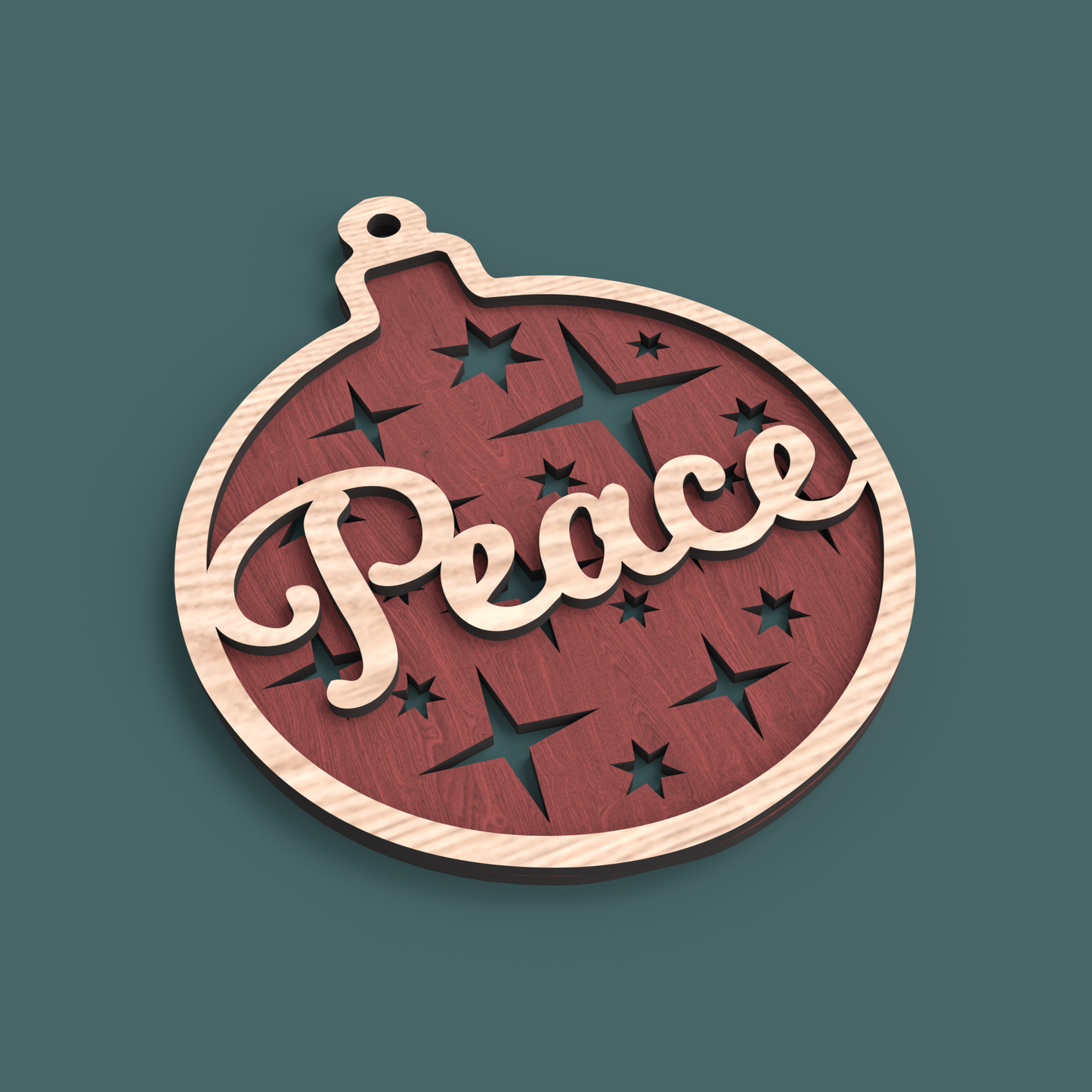 Christmas Words Ornaments