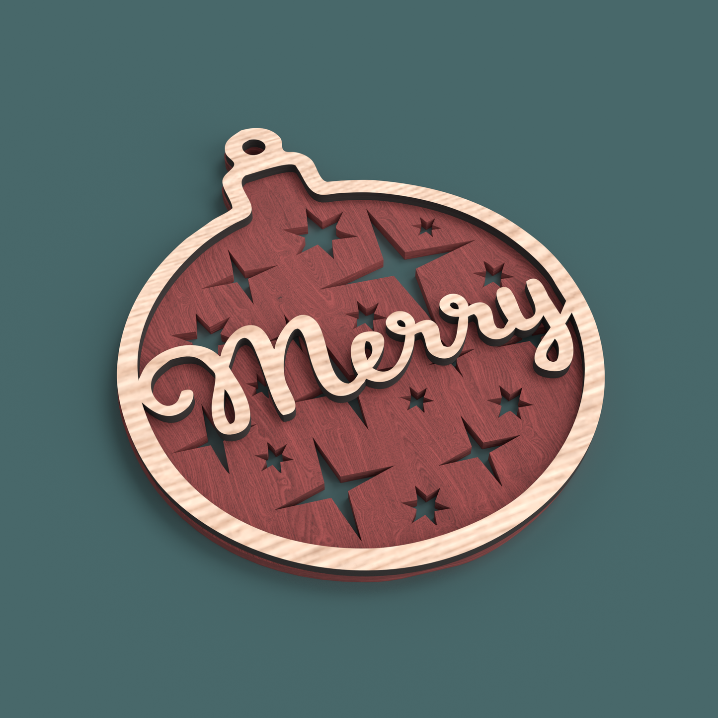 Christmas Words Ornaments
