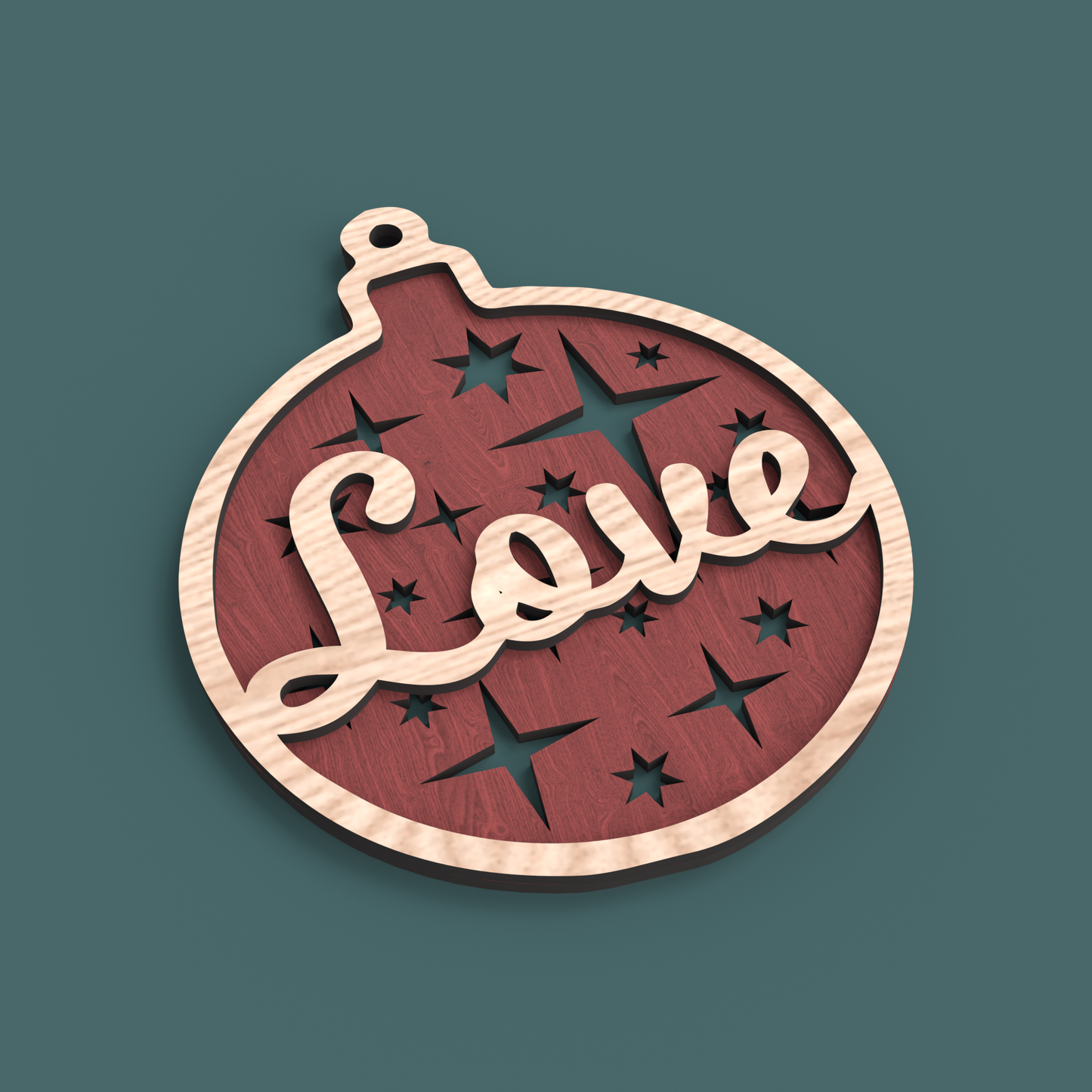Christmas Words Ornaments