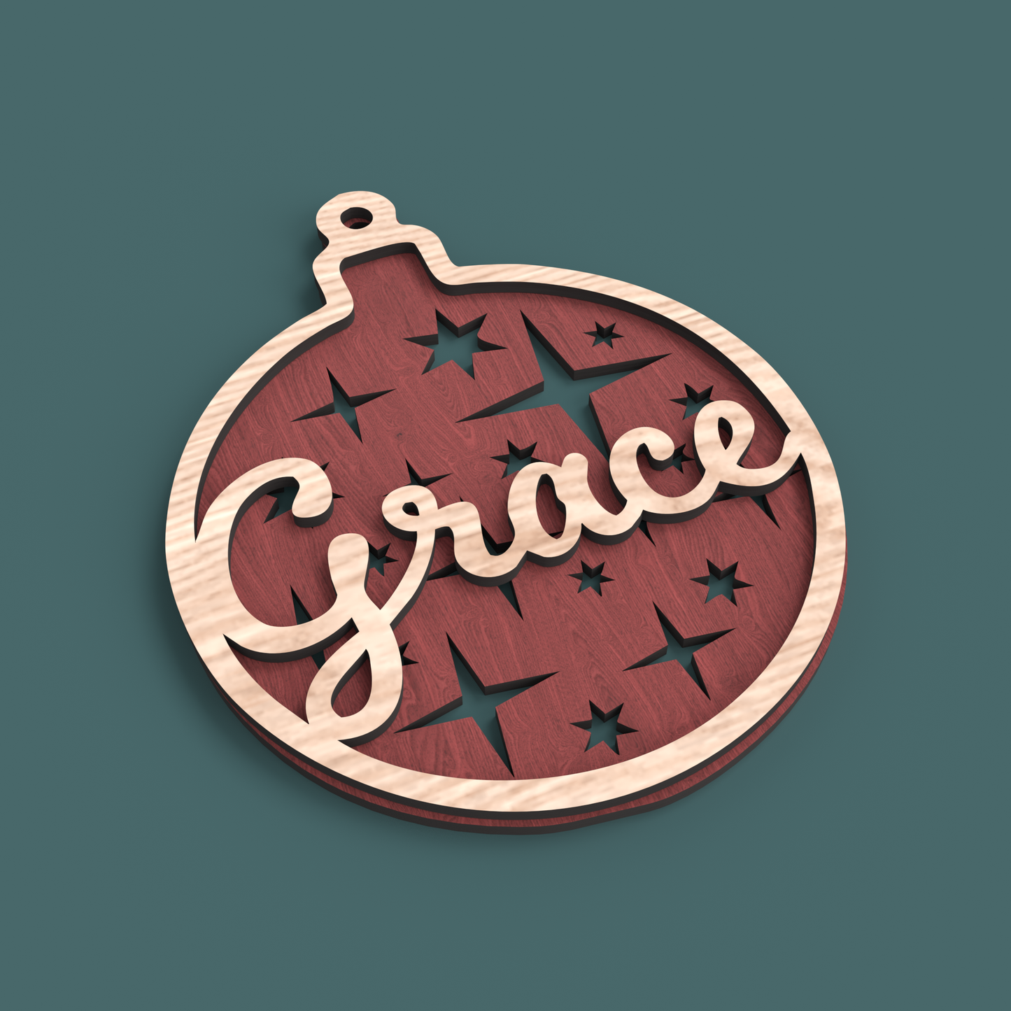 Christmas Words Ornaments