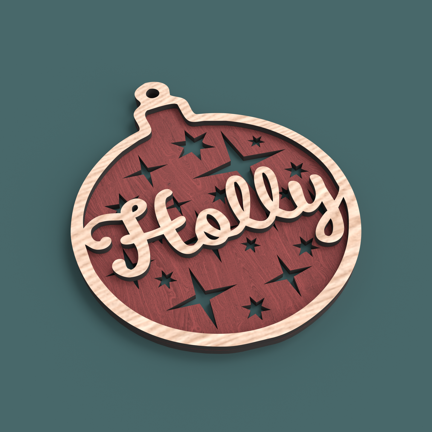 Christmas Words Ornaments