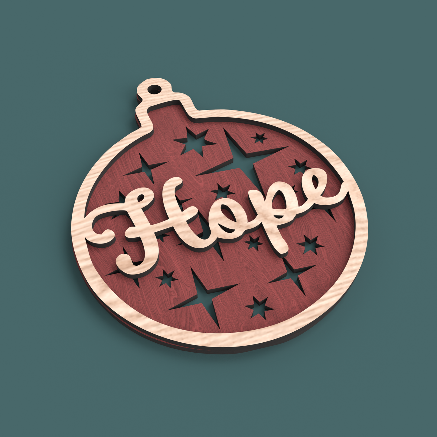 Christmas Words Ornaments
