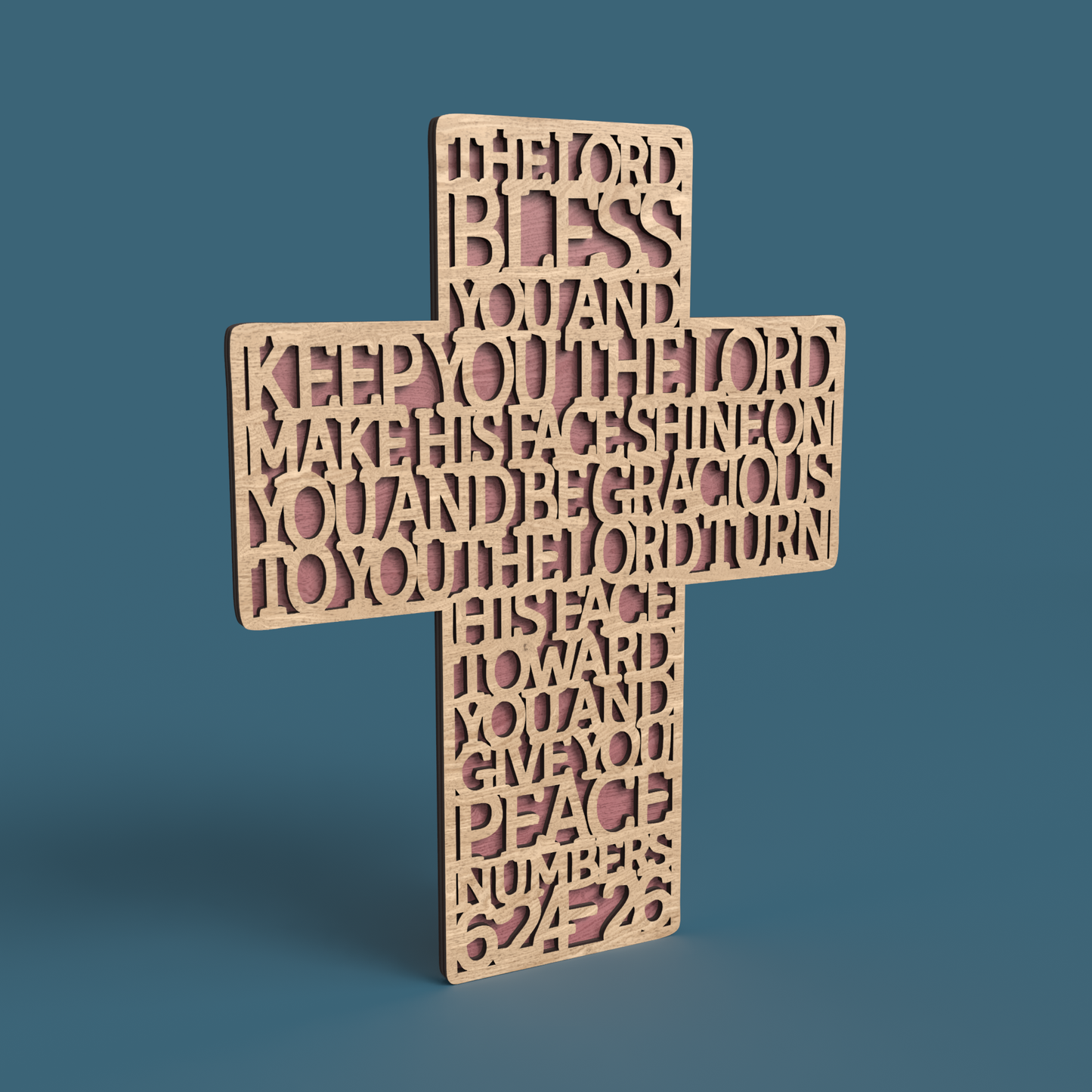 Numbers 6:24 Cross The Lord bless you and keep you