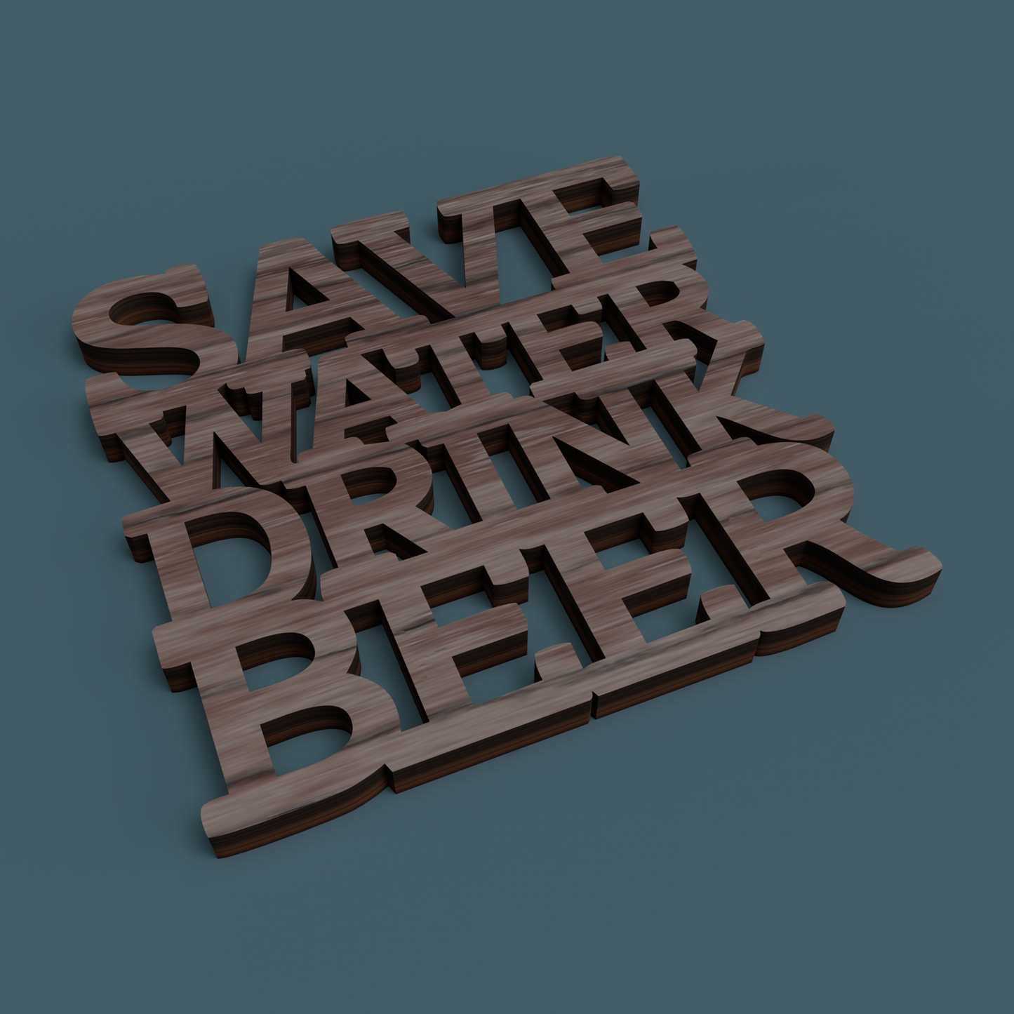 Beer F*ck Yeah Coasters - Laser Cut File - svg dxf pdf eps ai The X Laser Files
