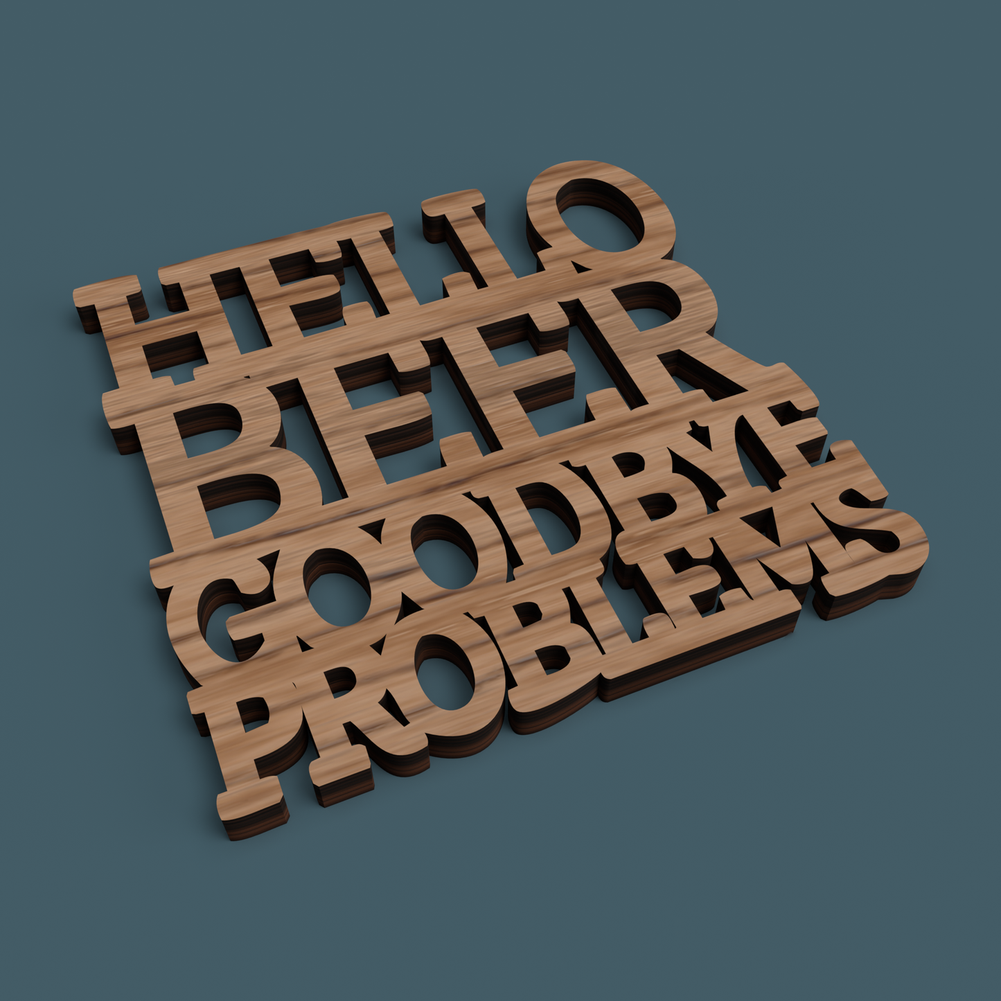 Beer F*ck Yeah Coasters - Laser Cut File - svg dxf pdf eps ai The X Laser Files