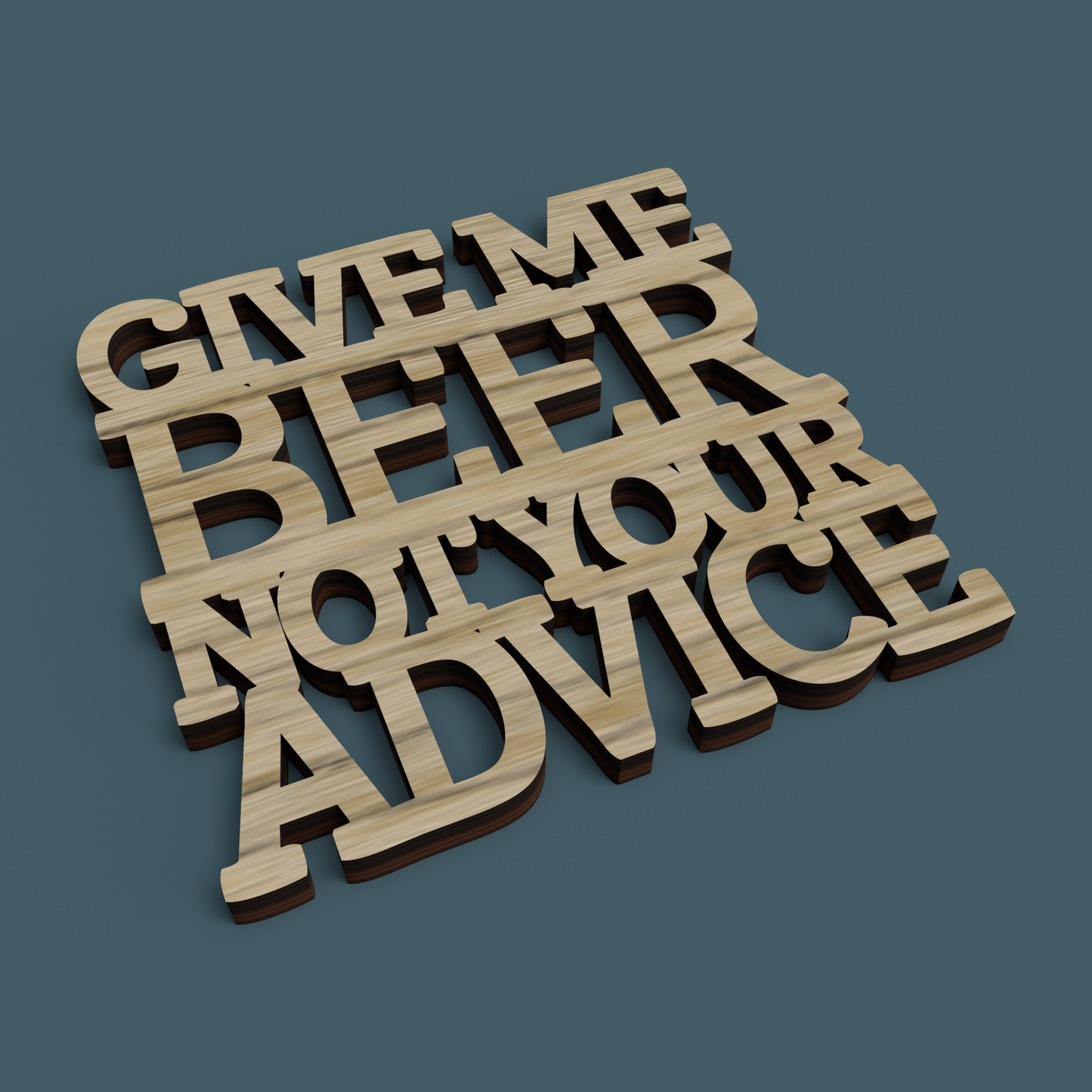 Beer F*ck Yeah Coasters - Laser Cut File - svg dxf pdf eps ai The X Laser Files
