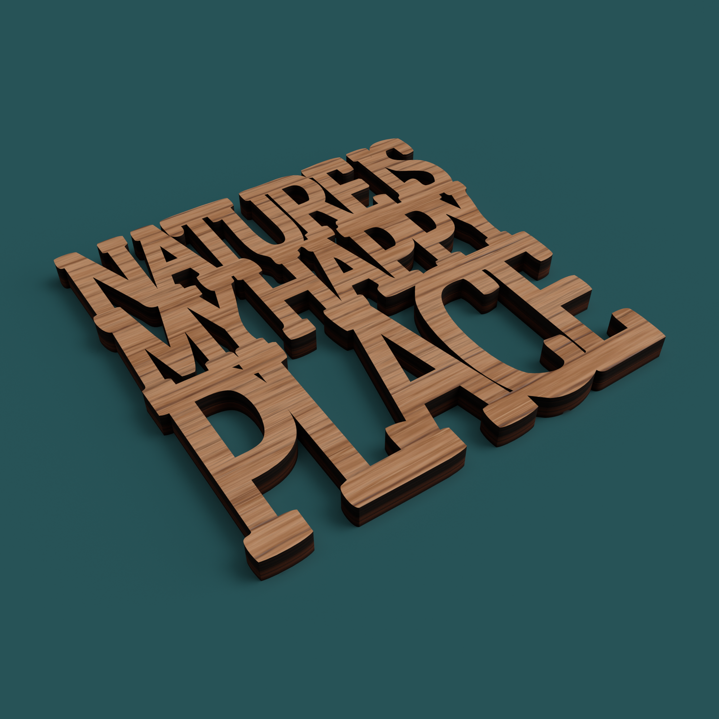 Camping Coasters -Laser Cut File - The X Laser Files