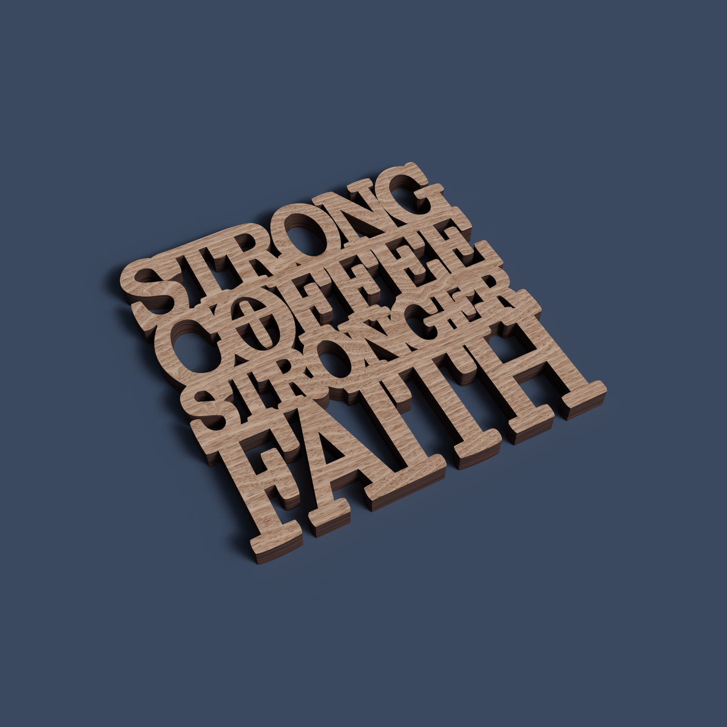 Christian Coasters 02 -Laser Cut File - The X Laser Files