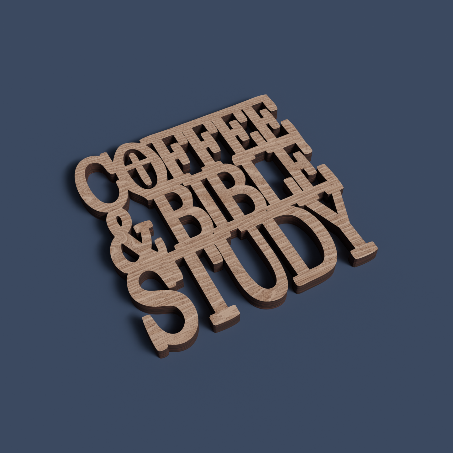 Christian Coasters 02 -Laser Cut File - The X Laser Files