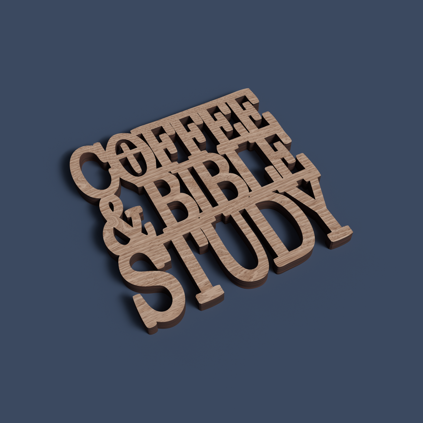 Christian Coasters 02 -Laser Cut File - The X Laser Files