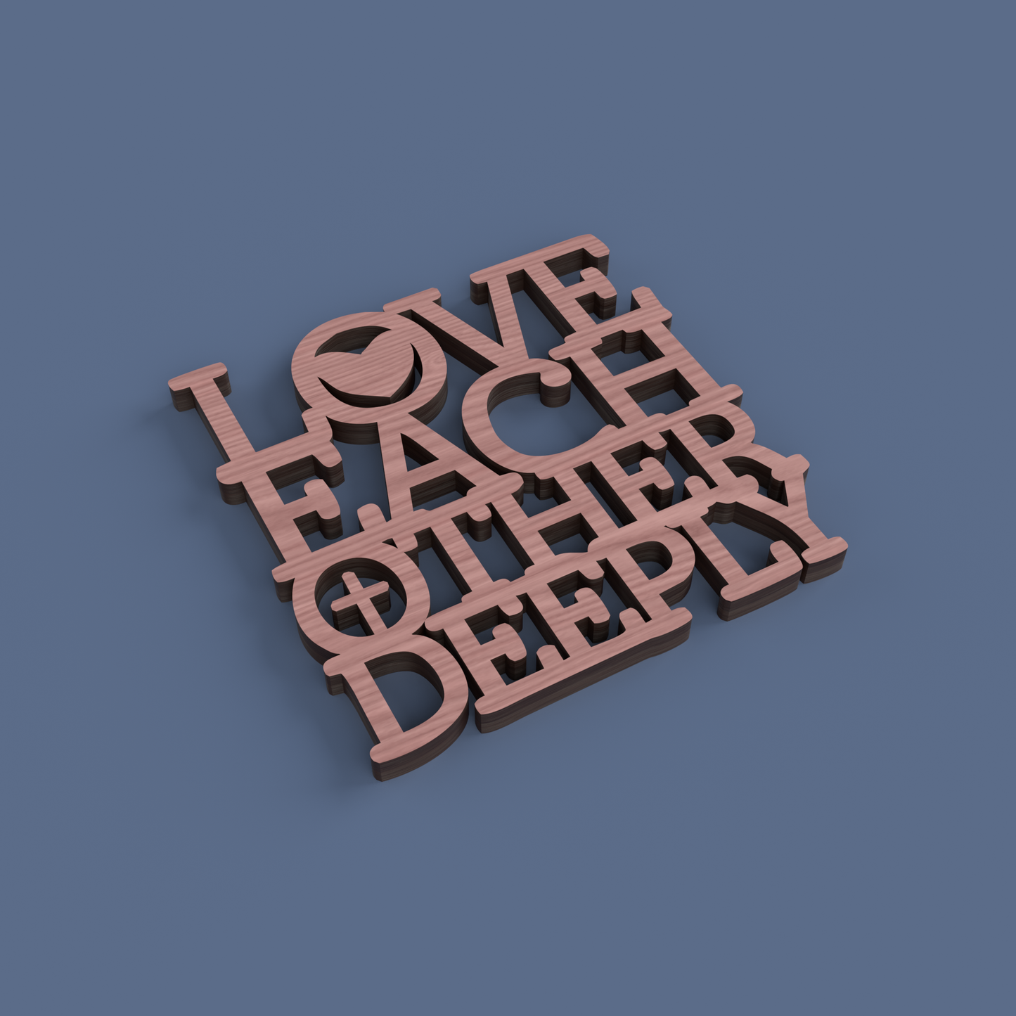Christian Love Coasters -Laser Cut File - The X Laser Files