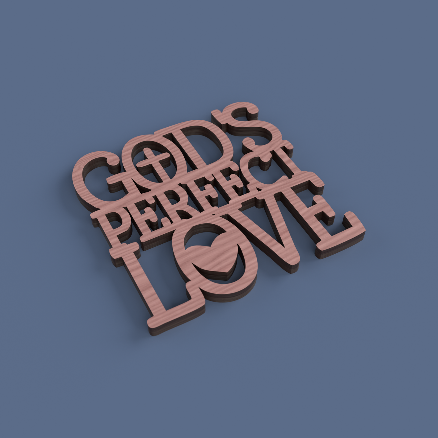 Christian Love Coasters -Laser Cut File - The X Laser Files
