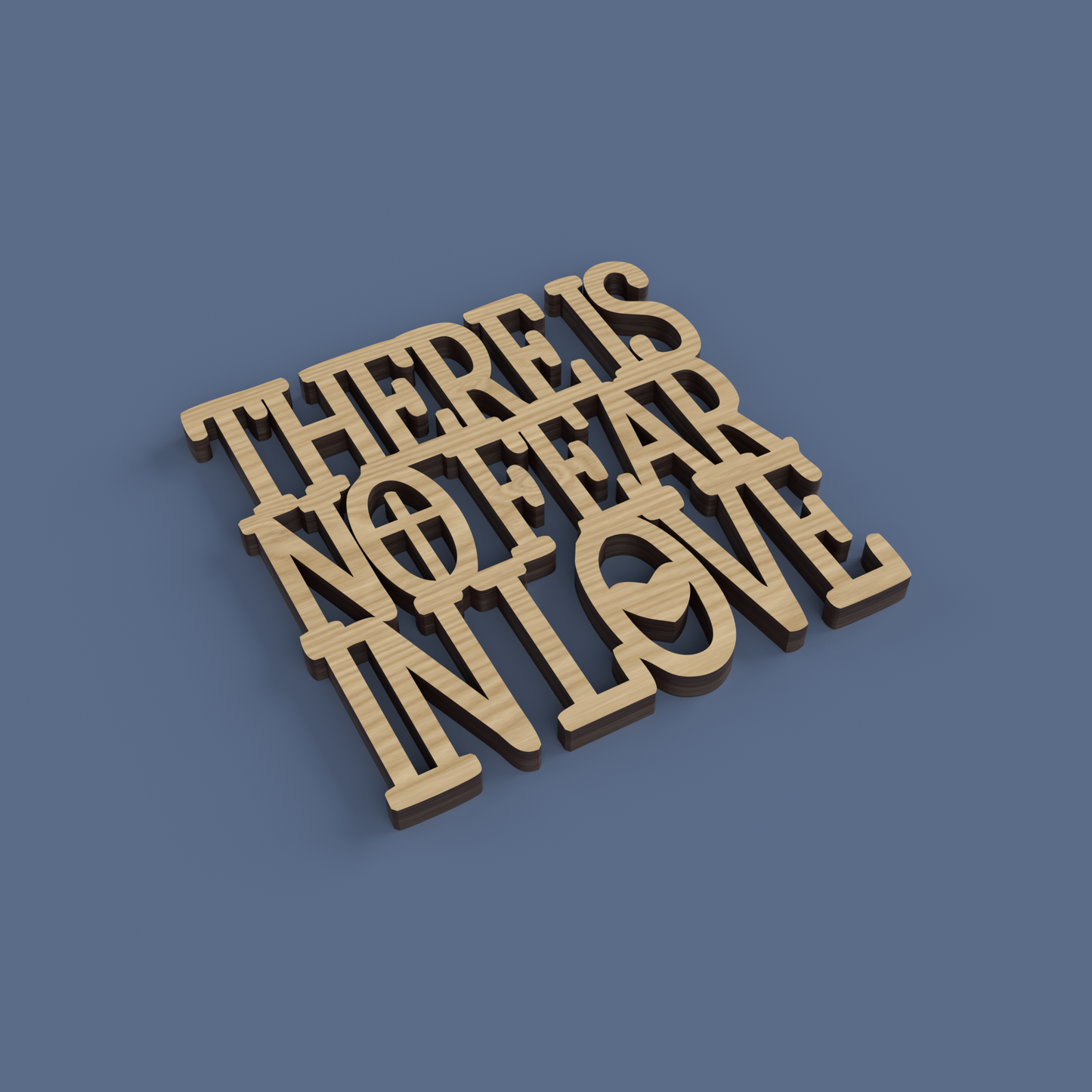 Christian Love Coasters -Laser Cut File - The X Laser Files