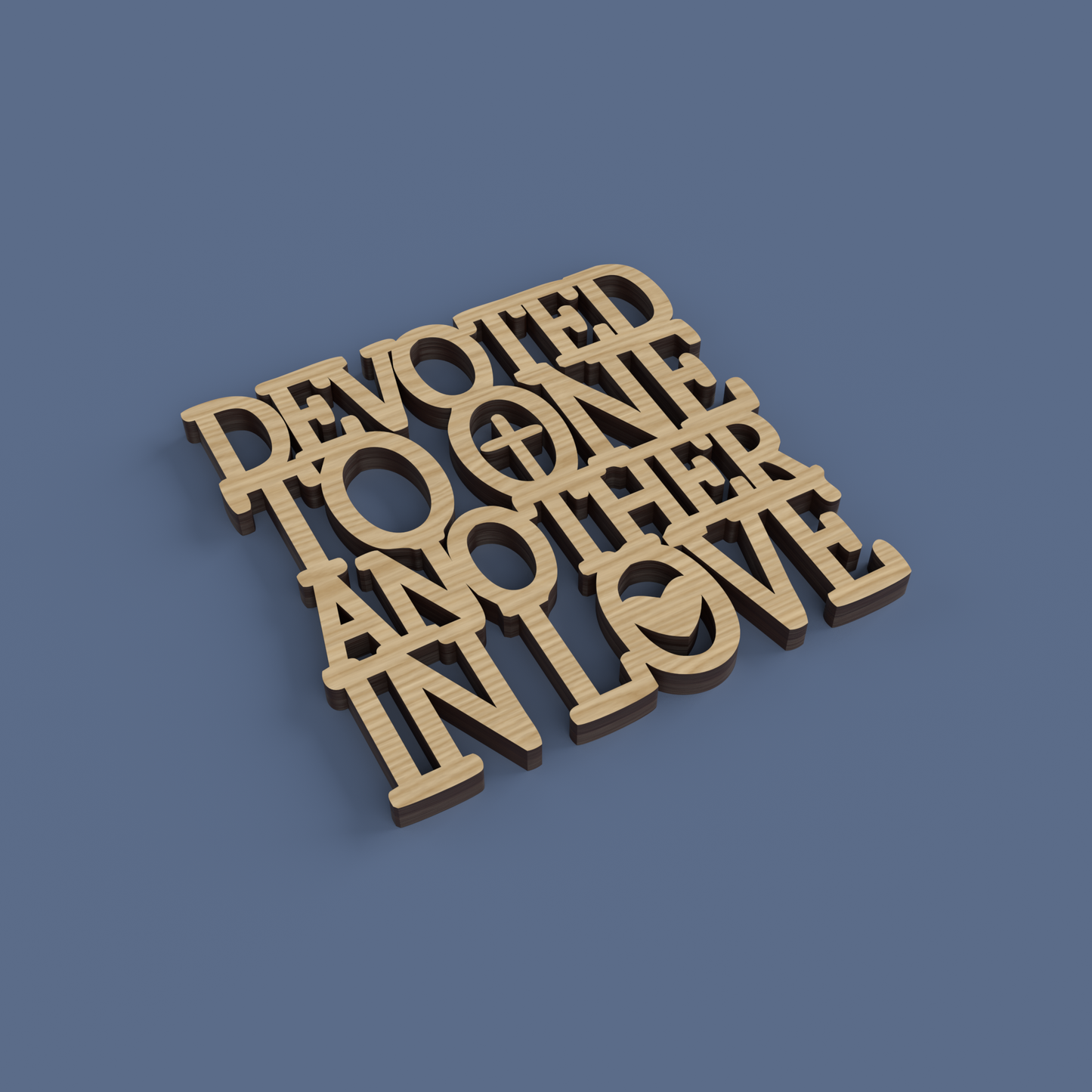 Christian Love Coasters -Laser Cut File - The X Laser Files