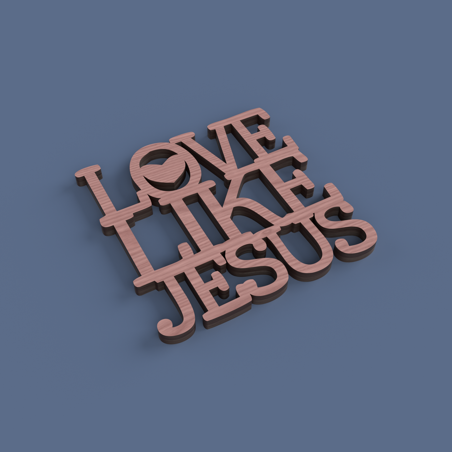 Christian Love Coasters -Laser Cut File - The X Laser Files