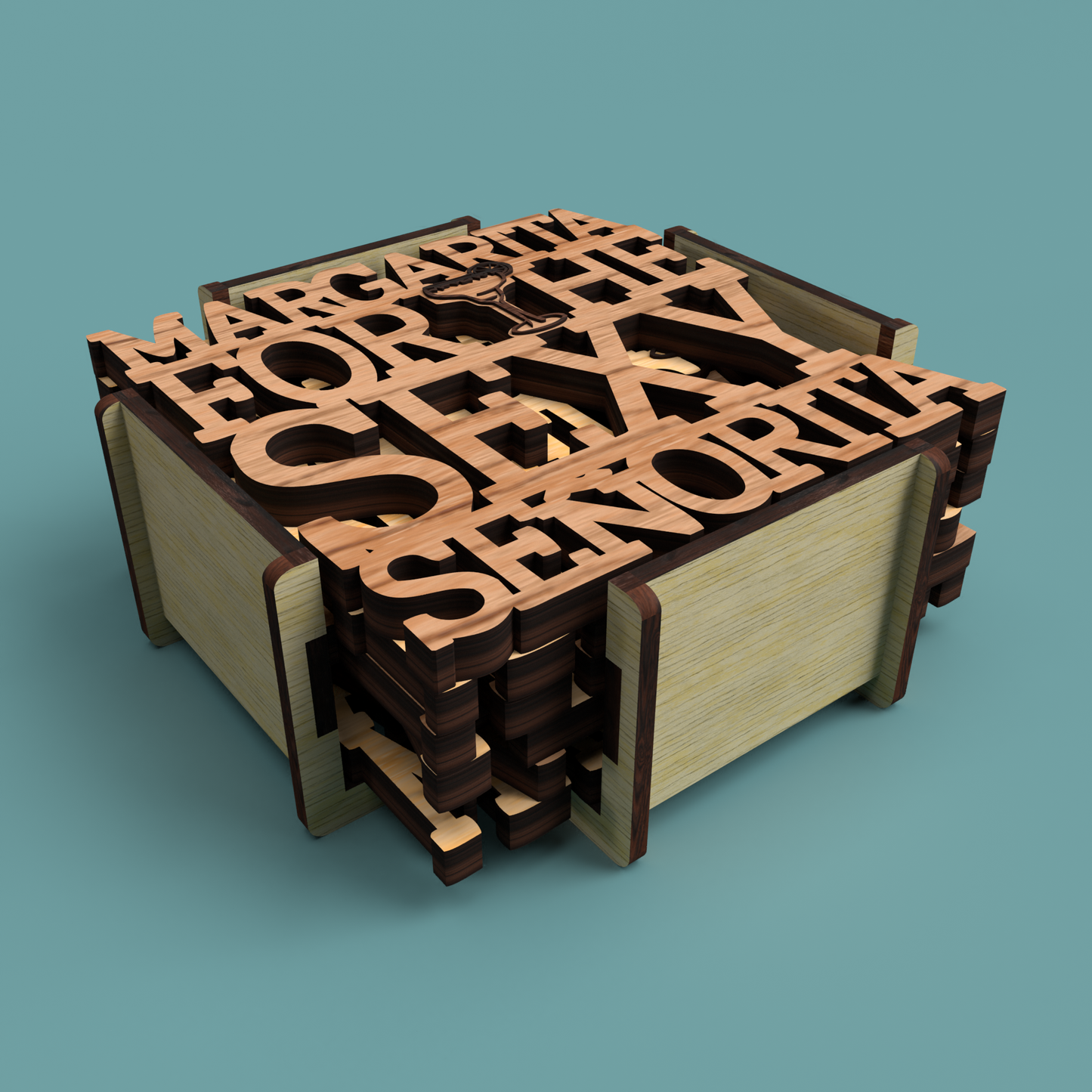 Coaster Holder 02 -Laser Cut File - The X Laser Files