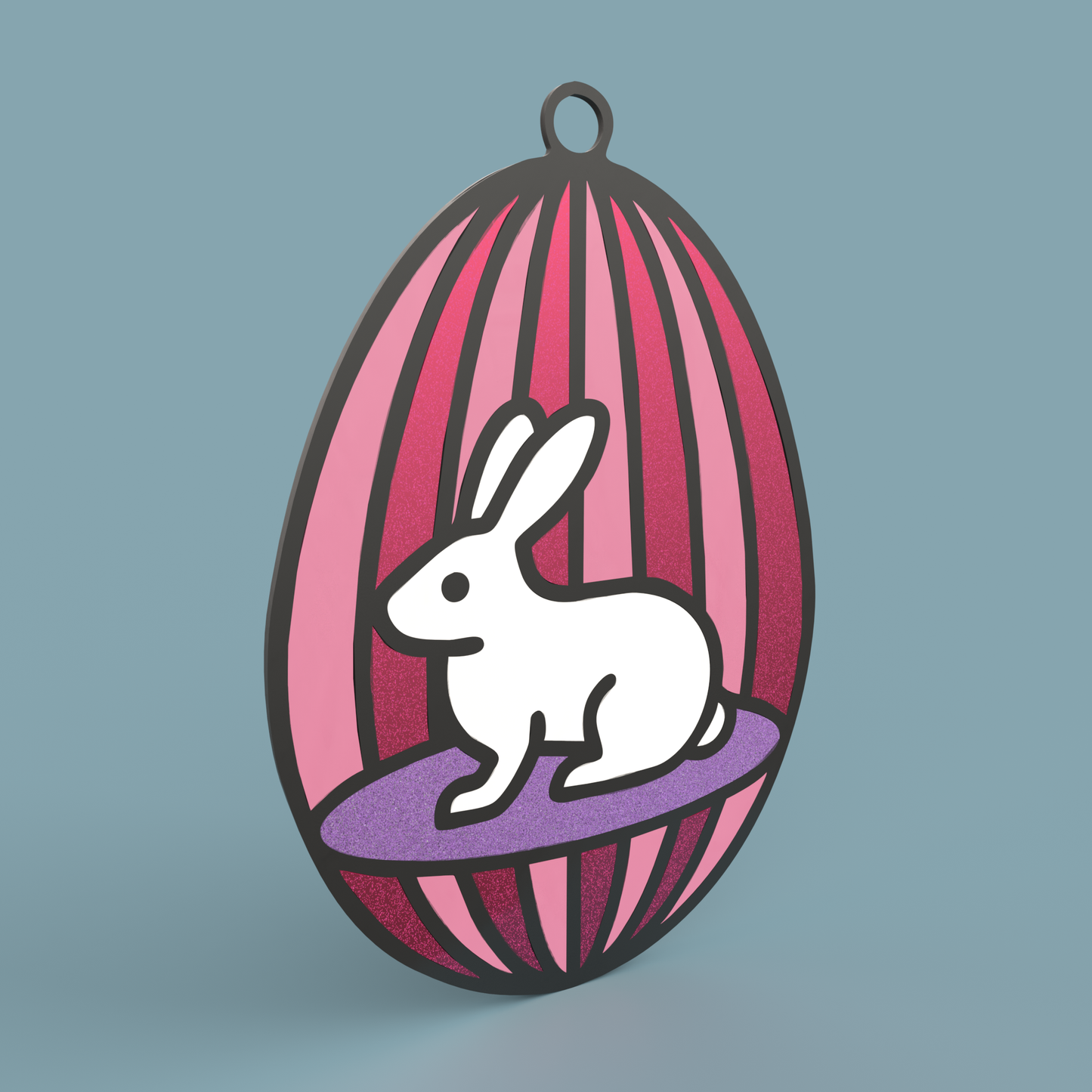 Easter Egg Bunny -Laser Cut File - The X Laser Files