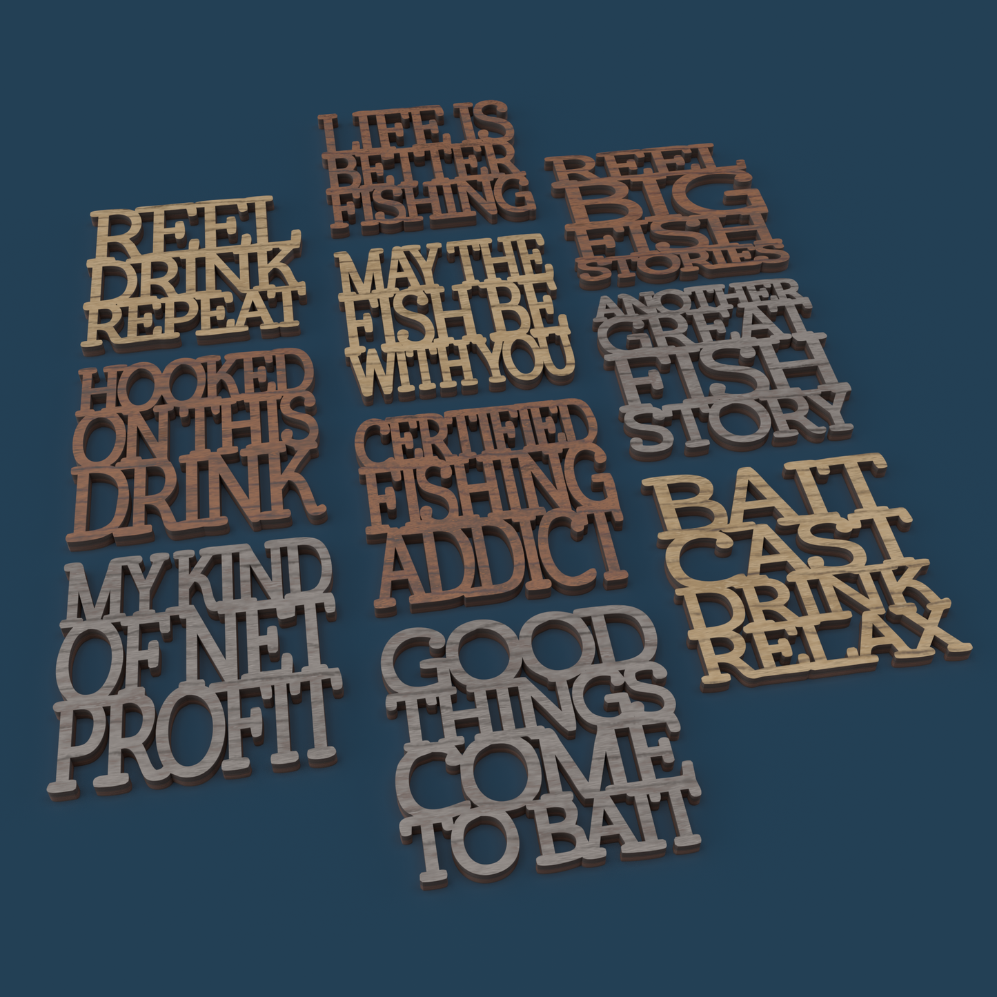 Fishing Coasters