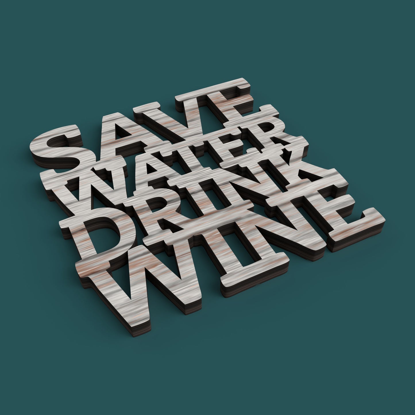 F**k it Open the Wine Coasters - Laser Cut File - svg dxf pdf eps ai The X Laser Files