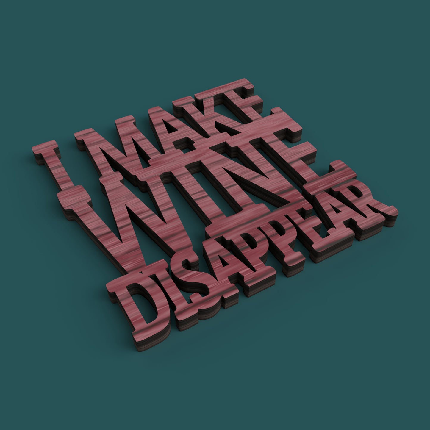F**k it Open the Wine Coasters - Laser Cut File - svg dxf pdf eps ai The X Laser Files