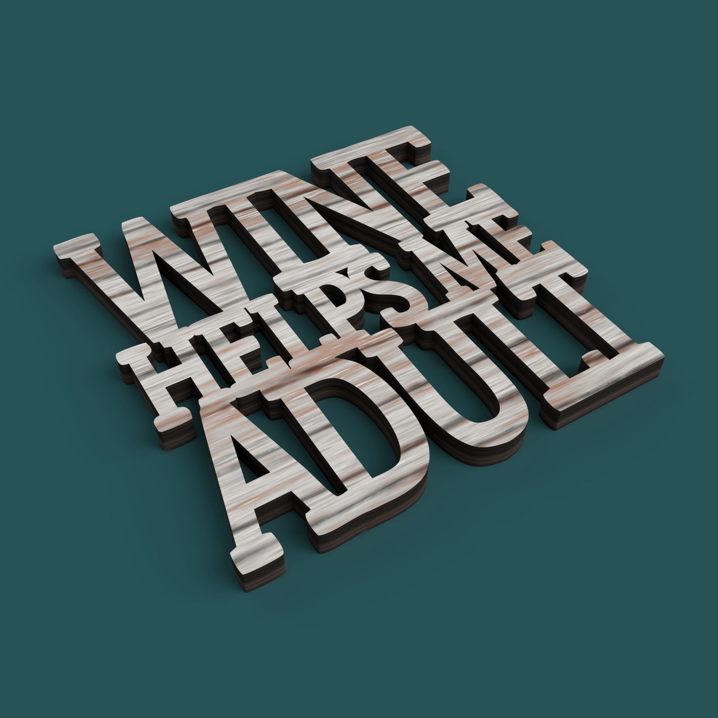 F**k it Open the Wine Coasters - Laser Cut File - svg dxf pdf eps ai The X Laser Files