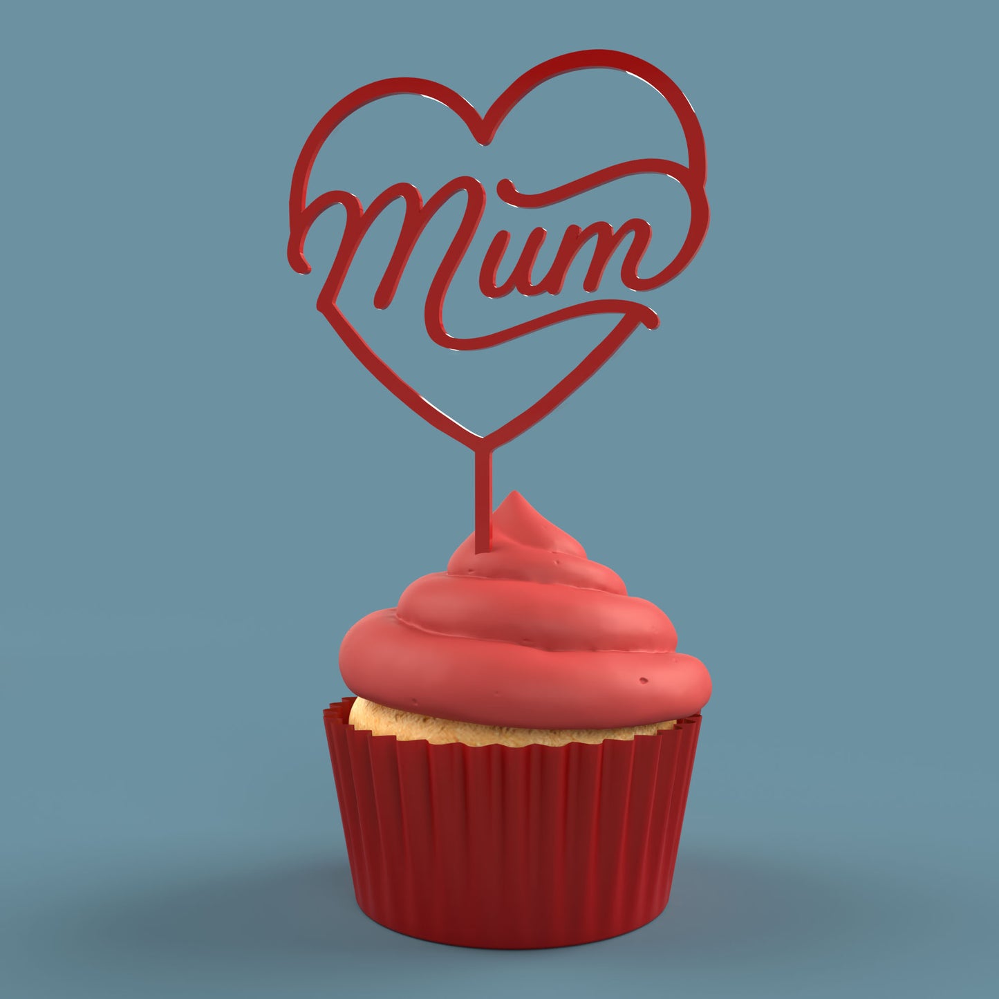 Mum Heart -Laser Cut File - The X Laser Files