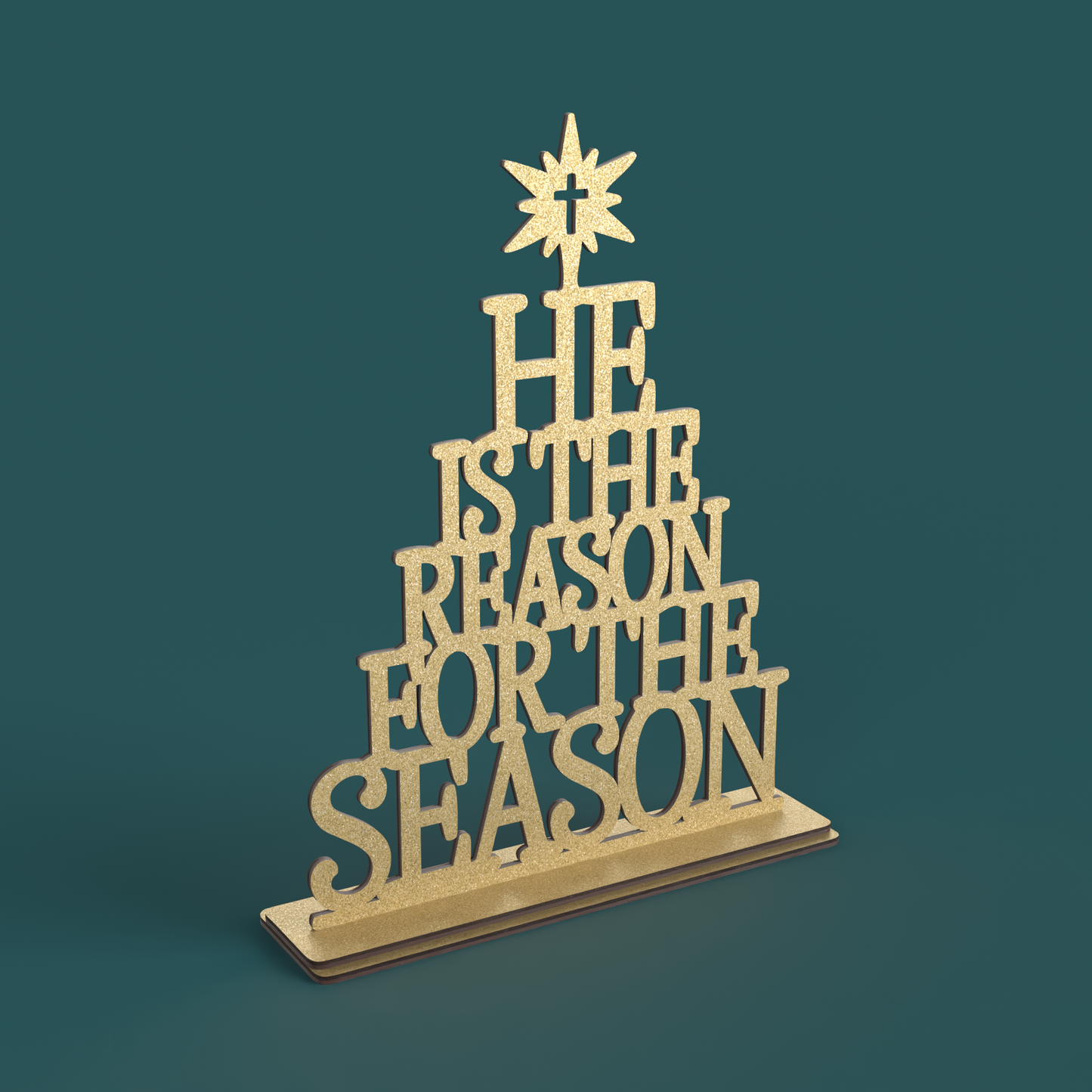 He is the Reason for the Season Christmas Tree