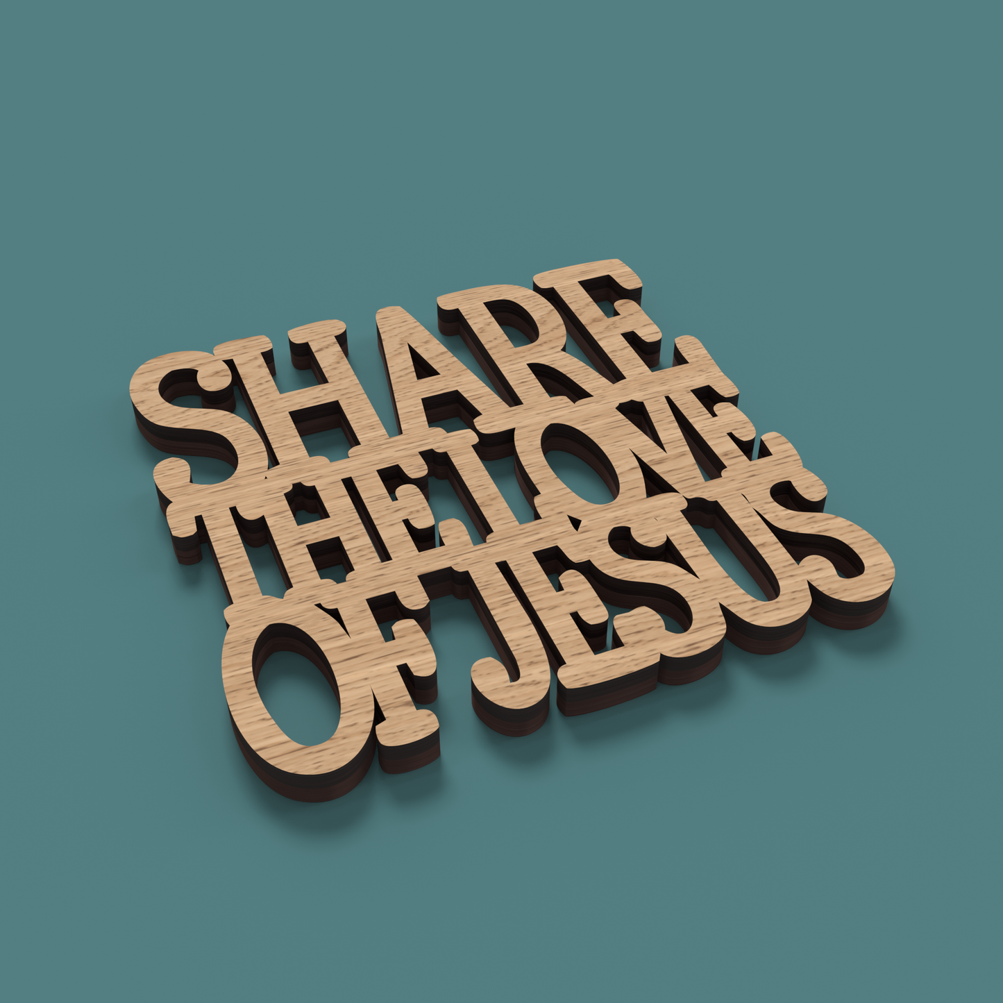 Jesus is the Reason for the Season Coasters -Laser Cut File - The X Laser Files