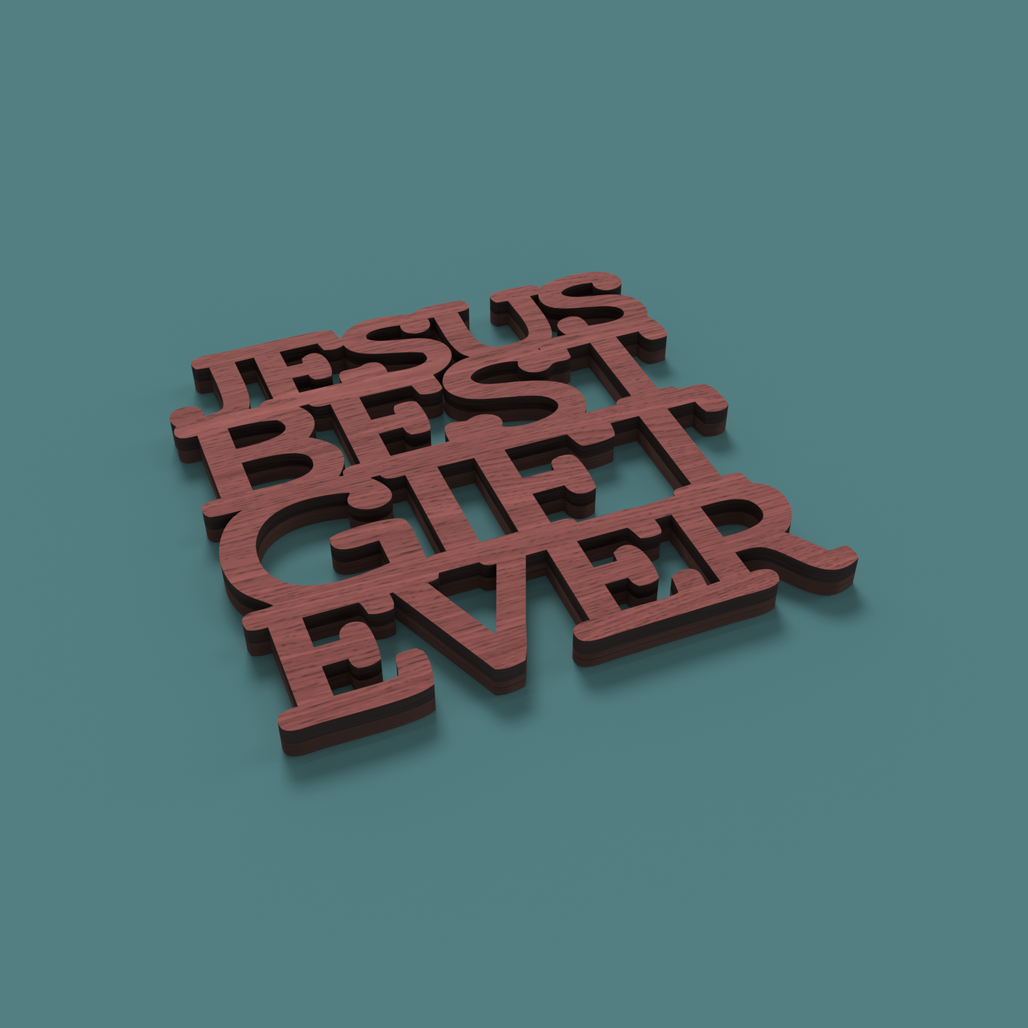 Jesus is the Reason for the Season Coasters -Laser Cut File - The X Laser Files
