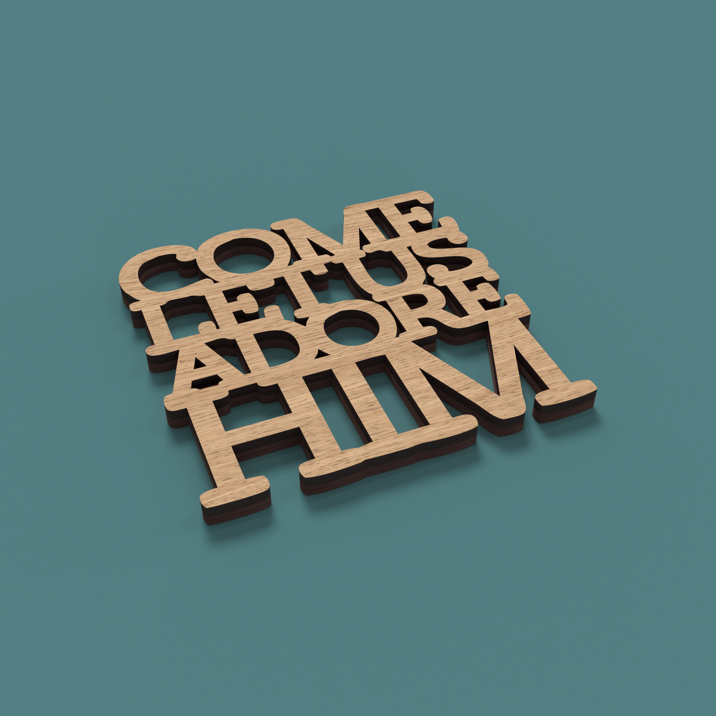 Jesus is the Reason for the Season Coasters -Laser Cut File - The X Laser Files