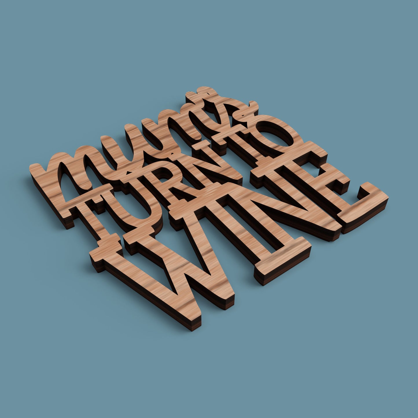 Mum Coasters - Laser Cut File - svg dxf pdf eps ai The X Laser Files