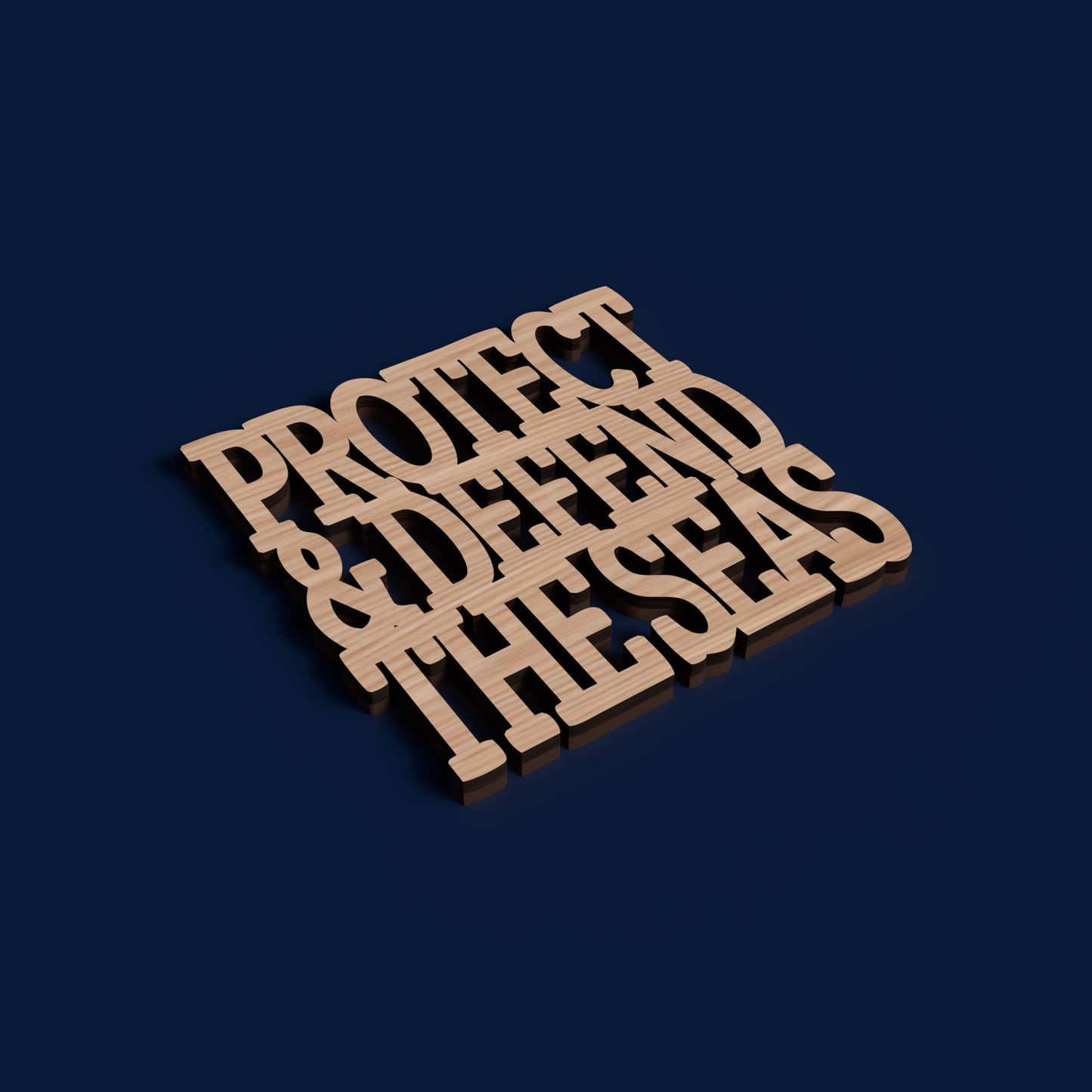 US Navy Coasters -Laser Cut File - The X Laser Files