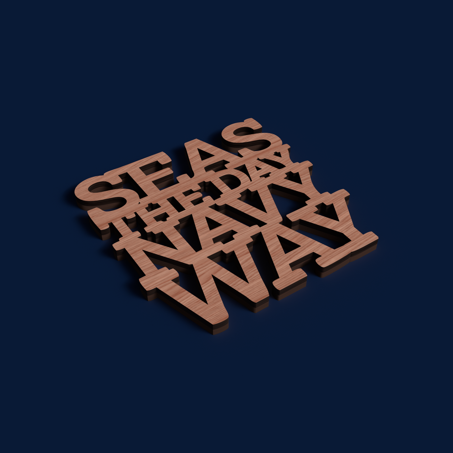 US Navy Coasters -Laser Cut File - The X Laser Files