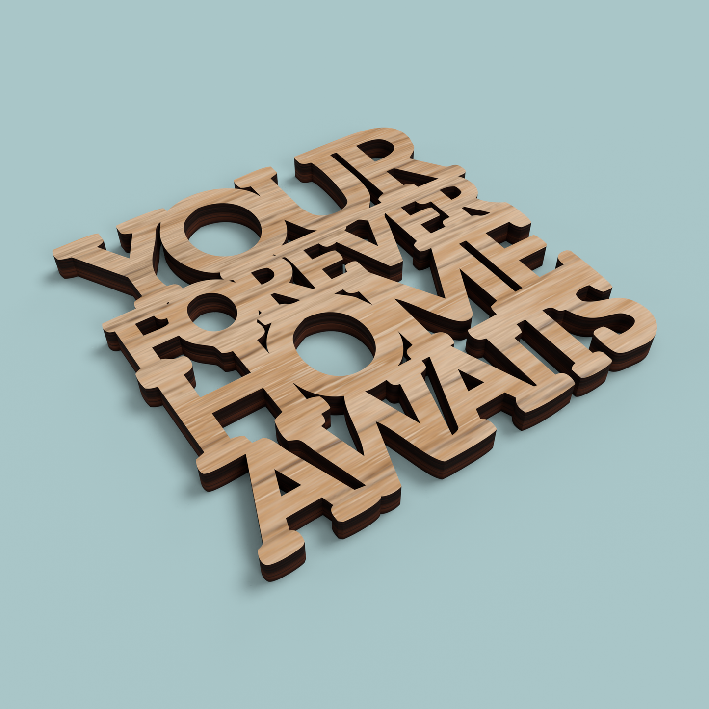 Realtor Coasters -Laser Cut File - The X Laser Files