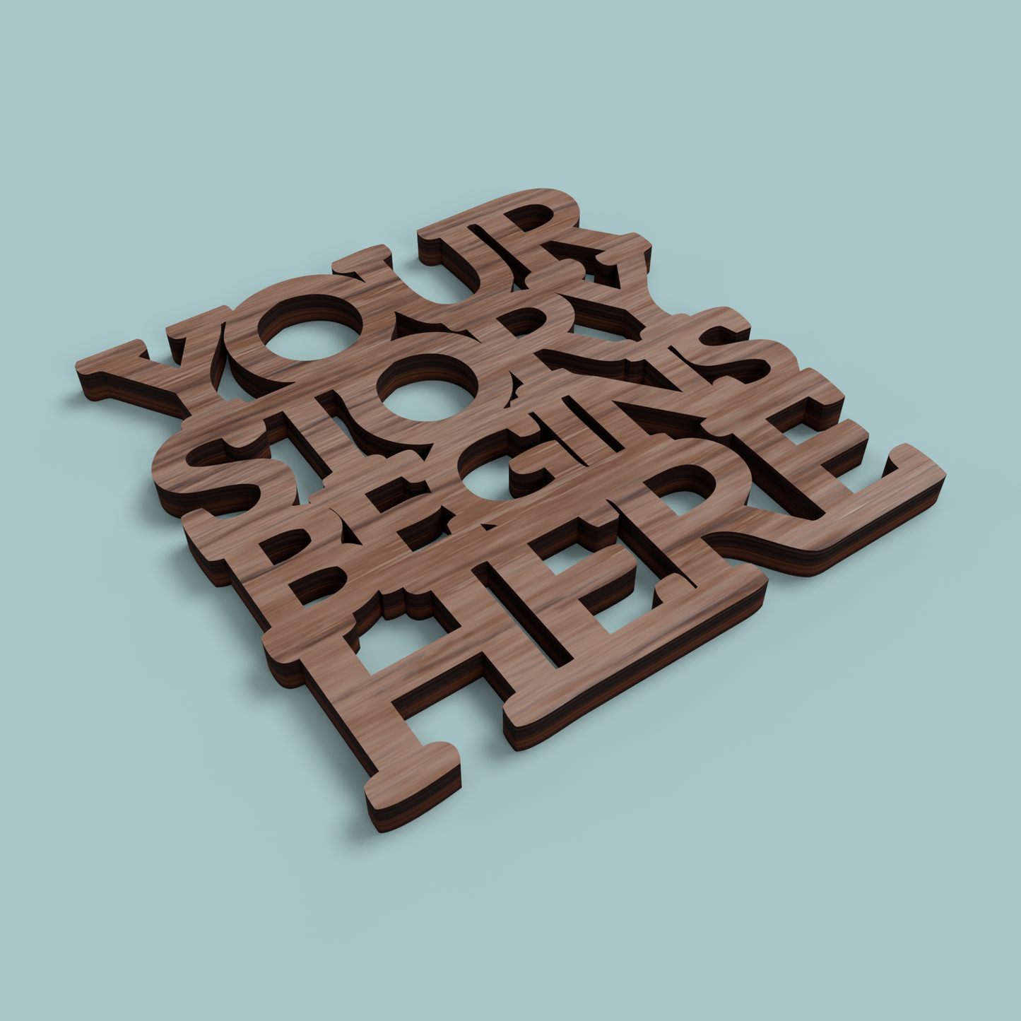 Realtor Coasters -Laser Cut File - The X Laser Files