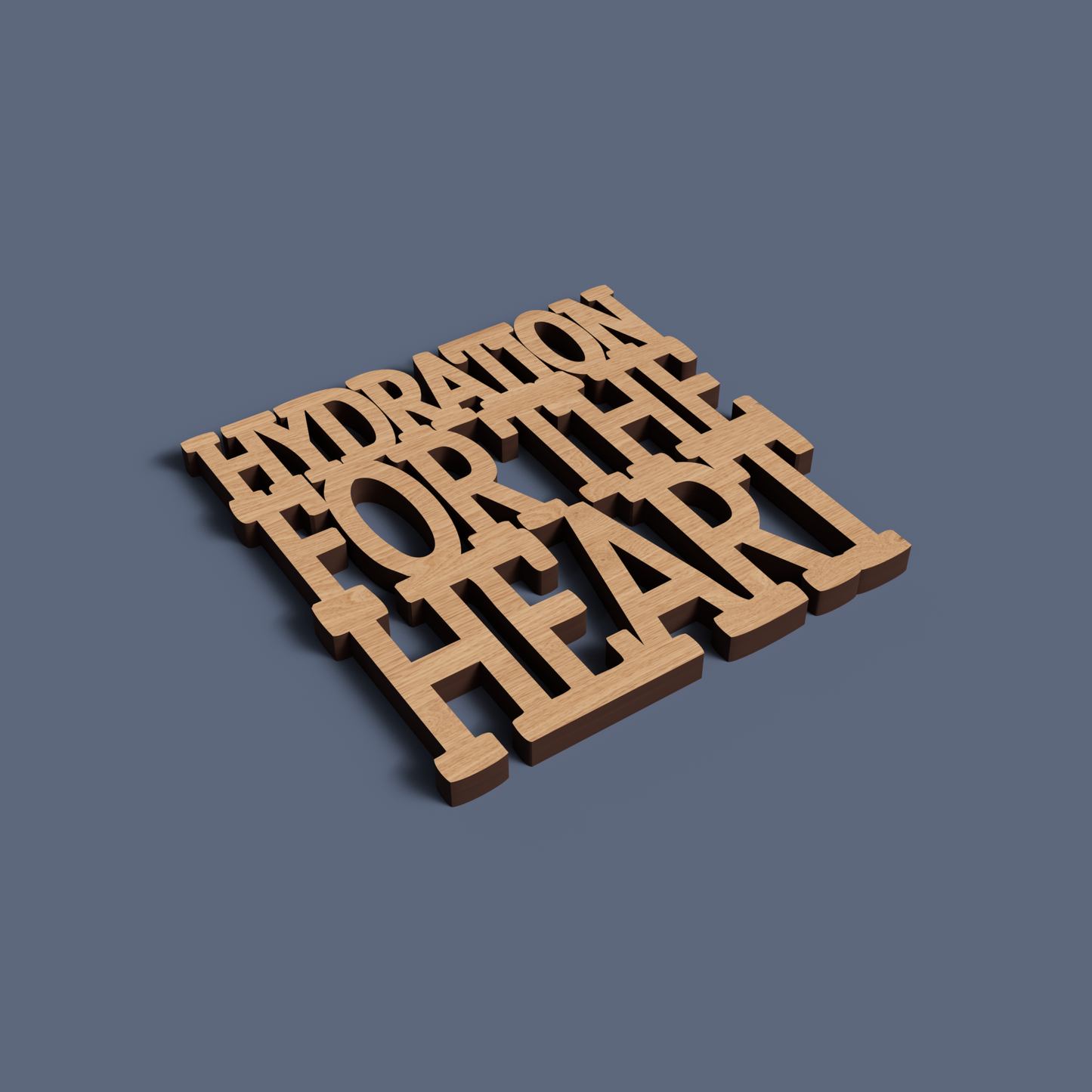 Self-care Coasters - Laser Cut File - svg dxf pdf eps ai The X Laser Files