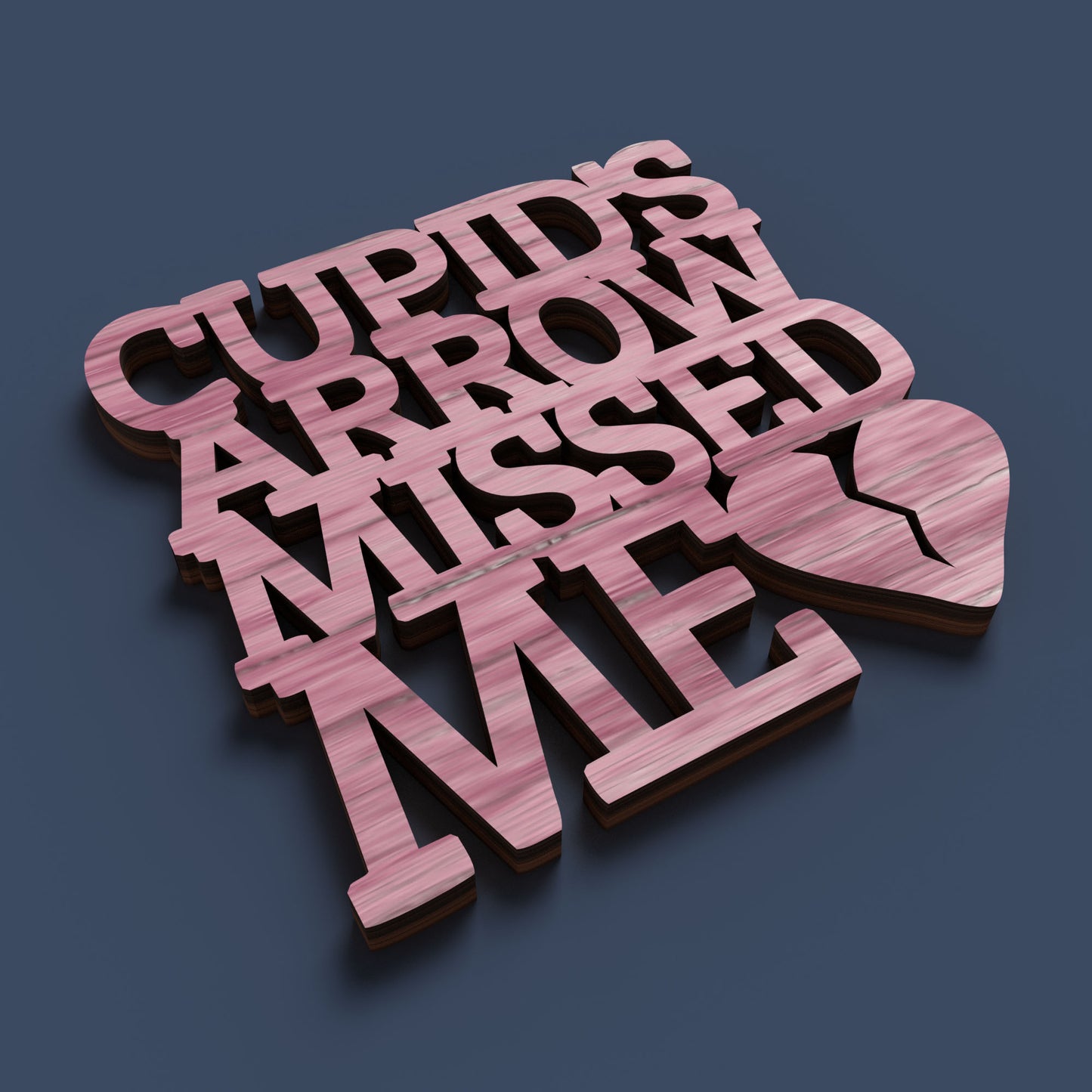 Anti Valentine Coasters -Laser Cut File - The X Laser Files