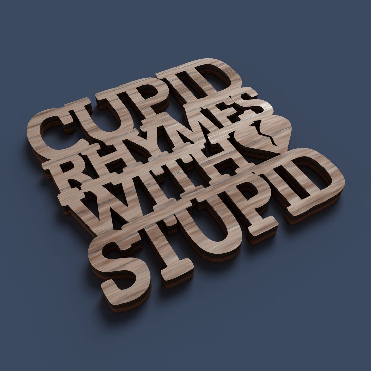 Anti Valentine Coasters -Laser Cut File - The X Laser Files
