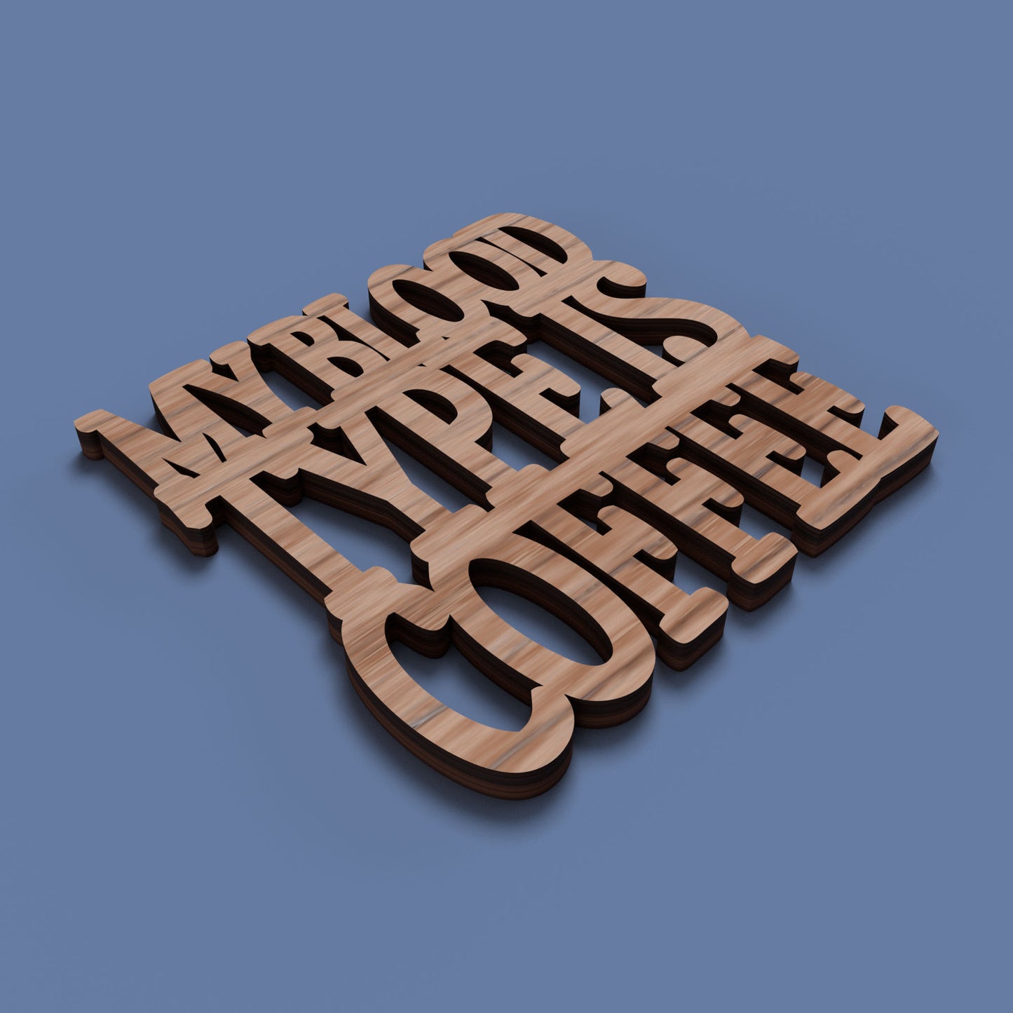 Coffee Before Talkie Coasters - Laser Cut File - svg dxf pdf eps ai The X Laser Files