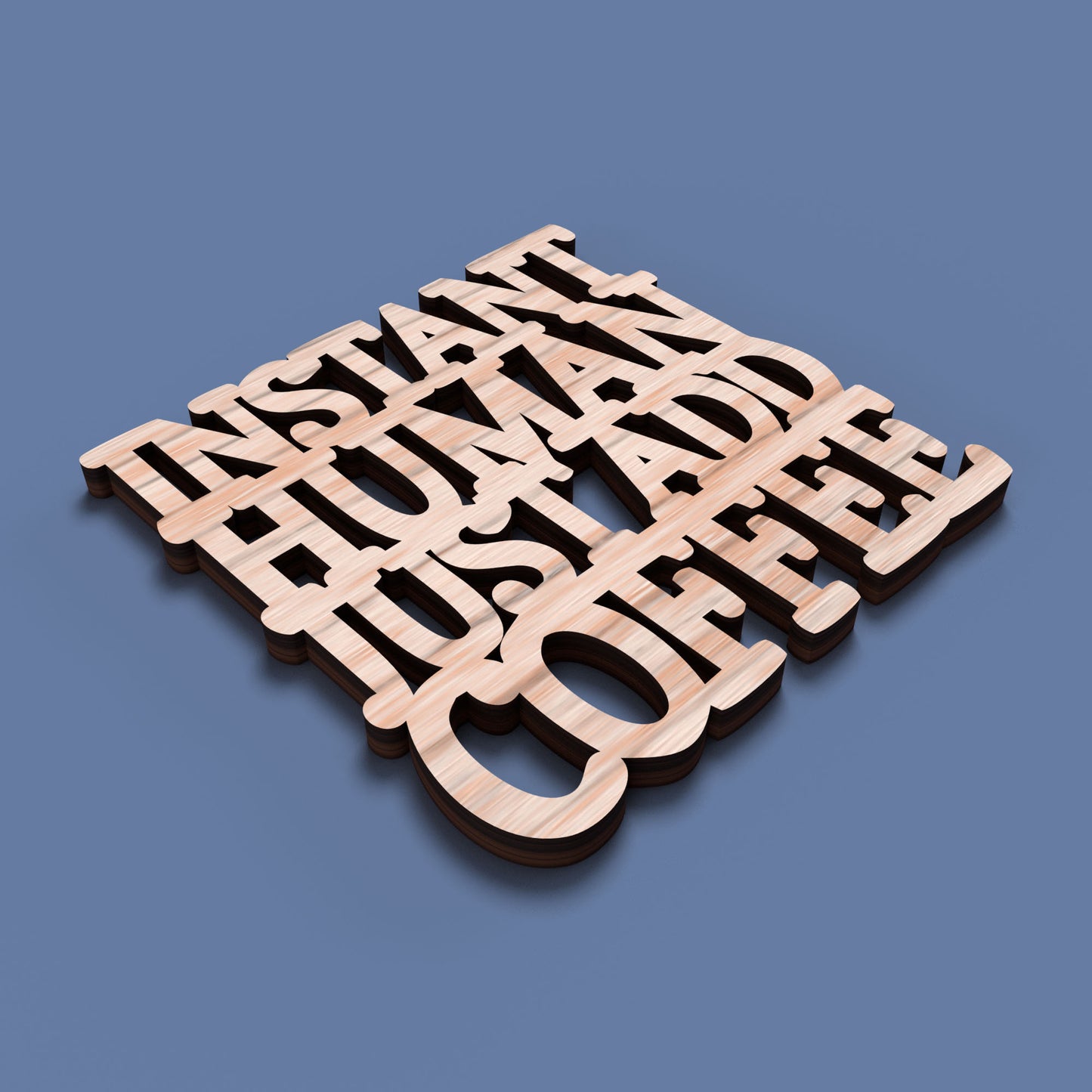 Coffee Before Talkie Coasters - Laser Cut File - svg dxf pdf eps ai The X Laser Files