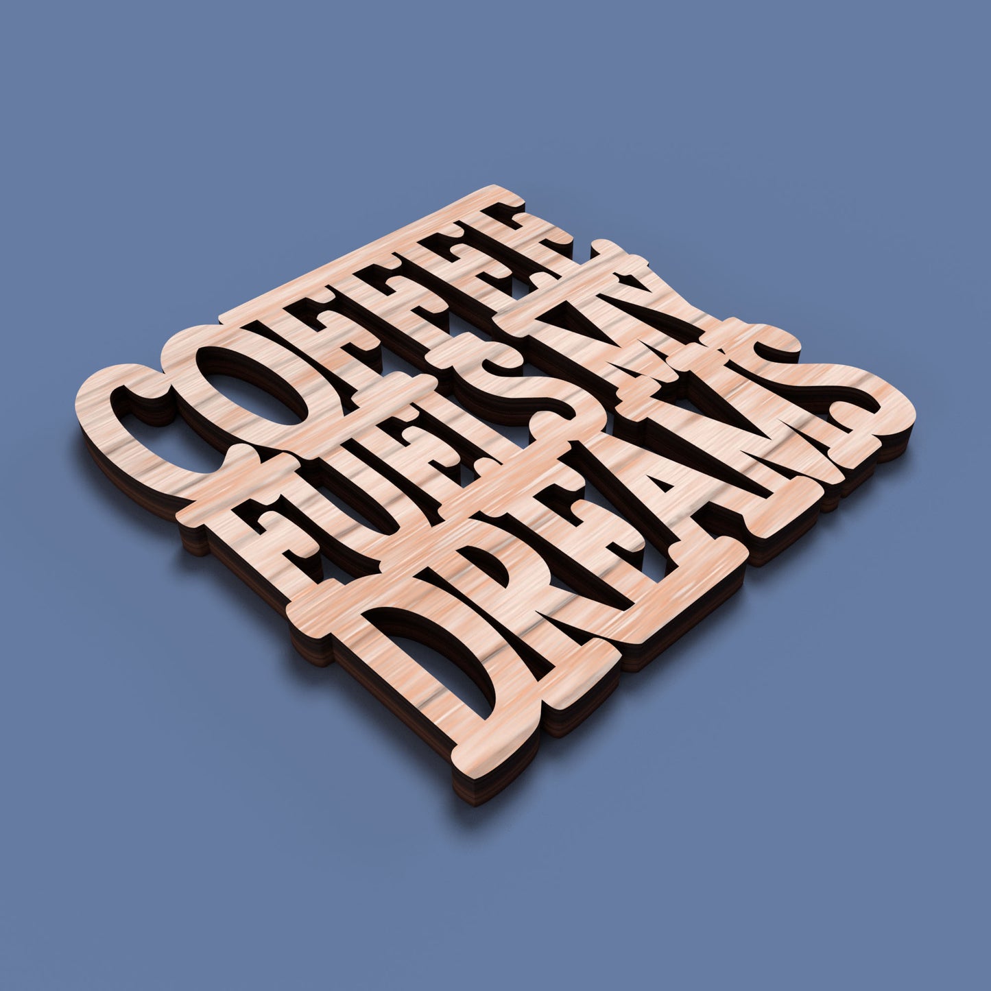 Coffee Before Talkie Coasters - Laser Cut File - svg dxf pdf eps ai The X Laser Files