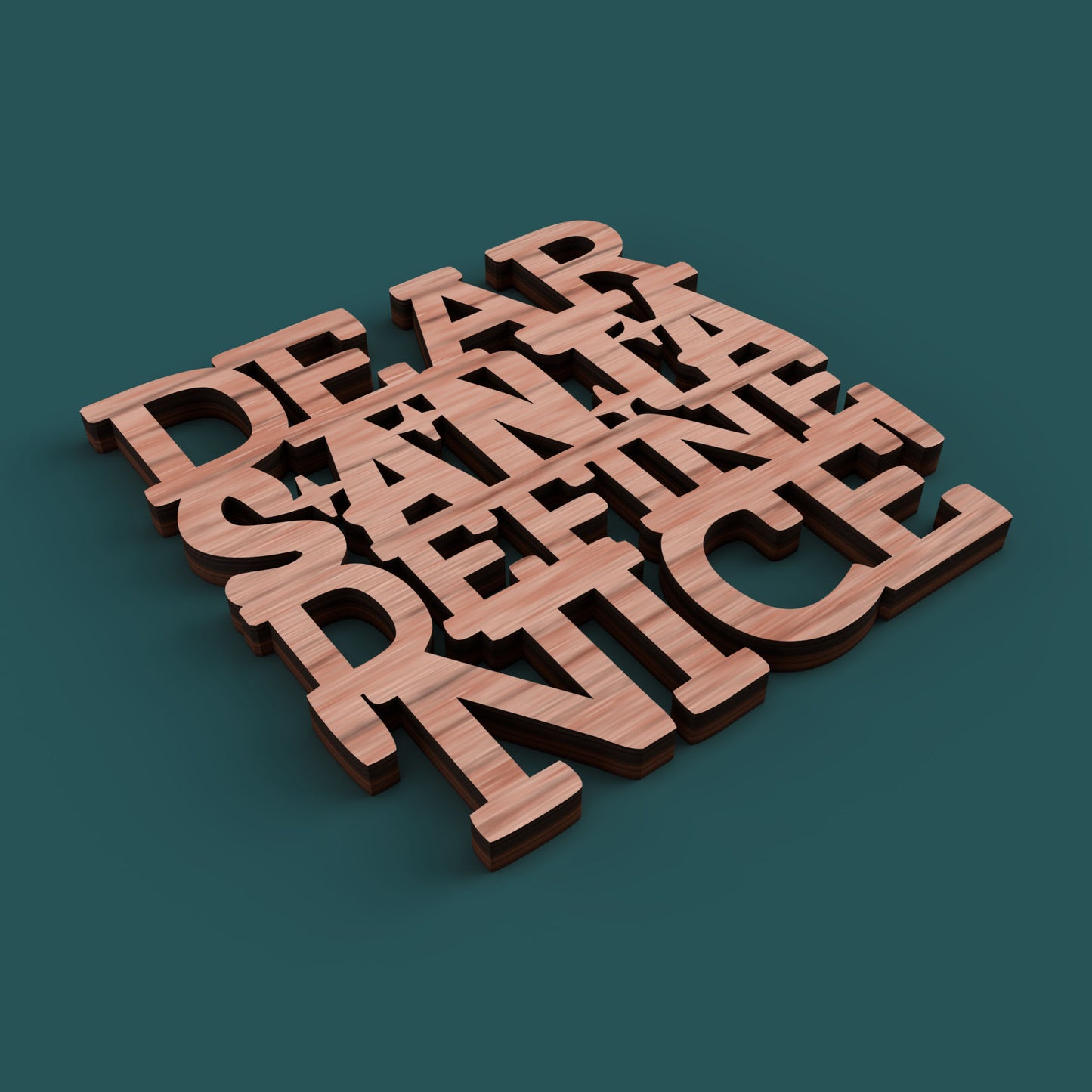 Anti Xmas Coasters - Laser Cut File - svg dxf pdf eps ai The X Laser Files