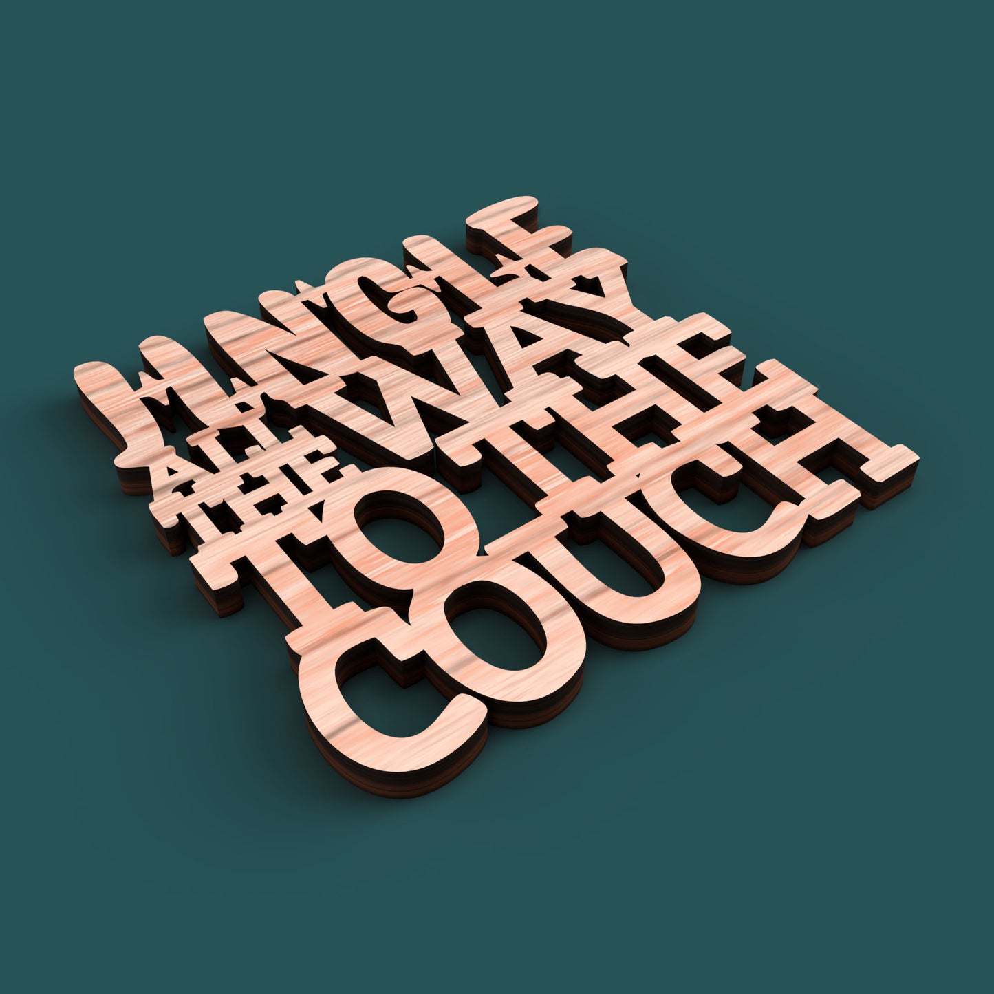 Anti Xmas Coasters - Laser Cut File - svg dxf pdf eps ai The X Laser Files