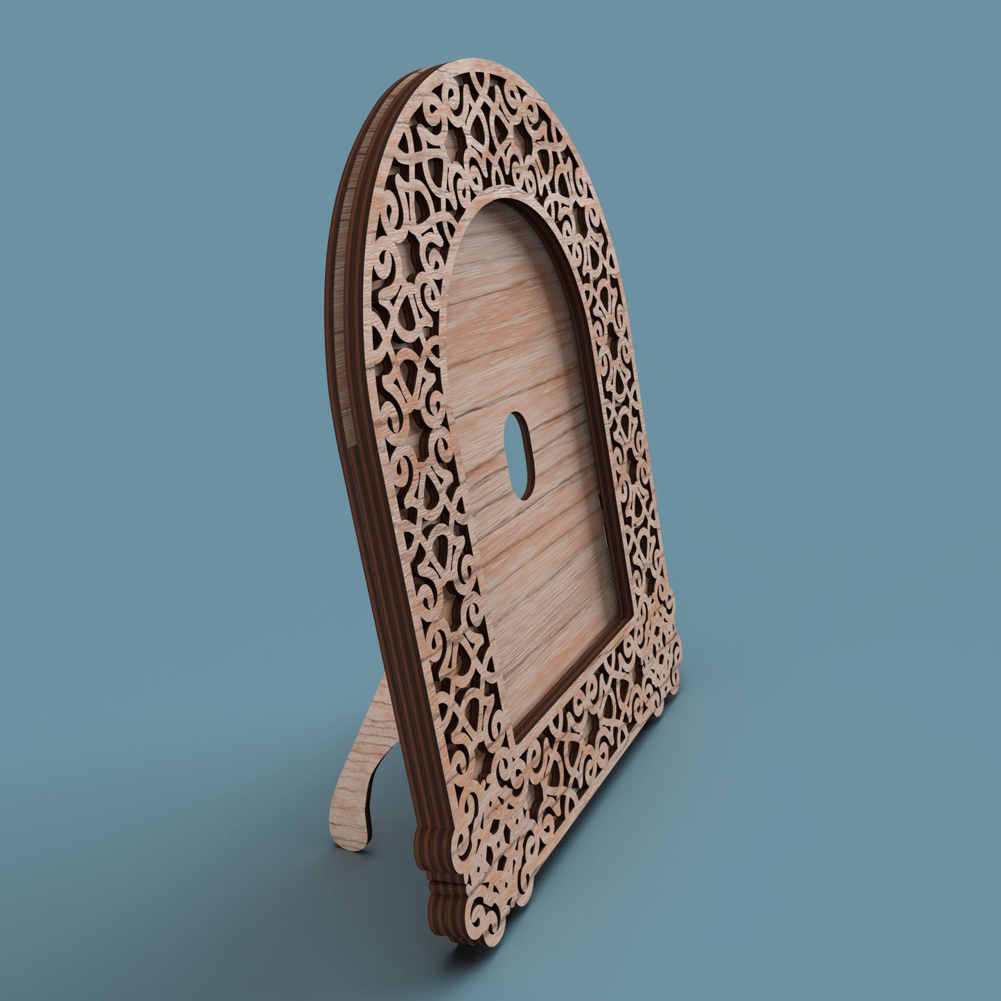 Arch Photo Frame Cast Iron - Laser Cut File - svg dxf pdf eps ai The X Laser Files
