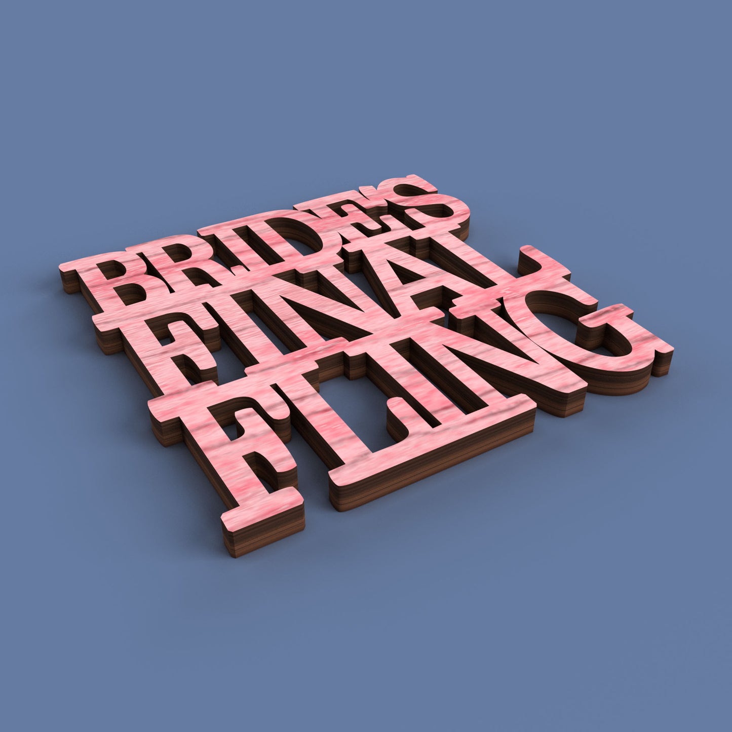 Bachelorette Coasters -Laser Cut File - The X Laser Files