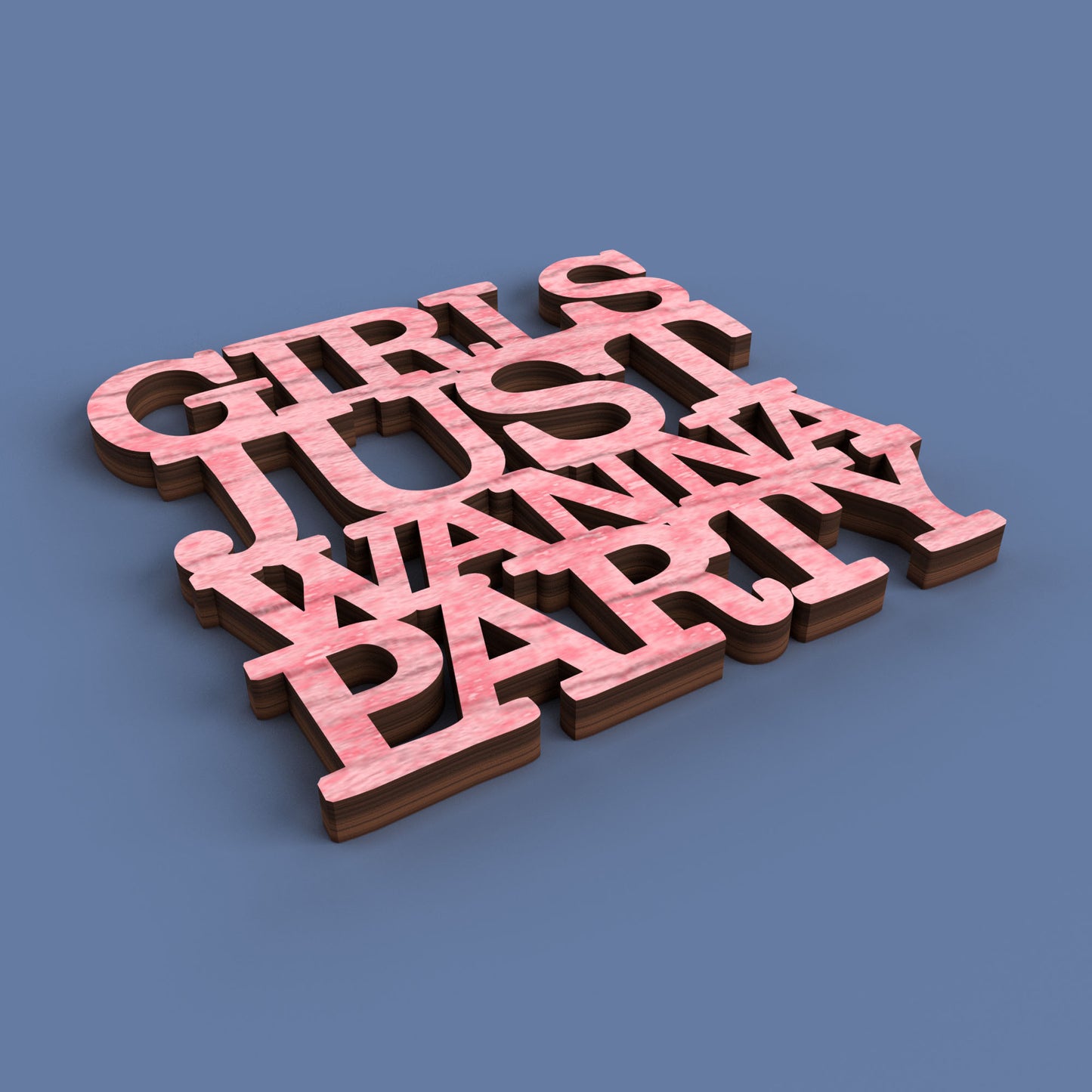 Bachelorette Coasters -Laser Cut File - The X Laser Files