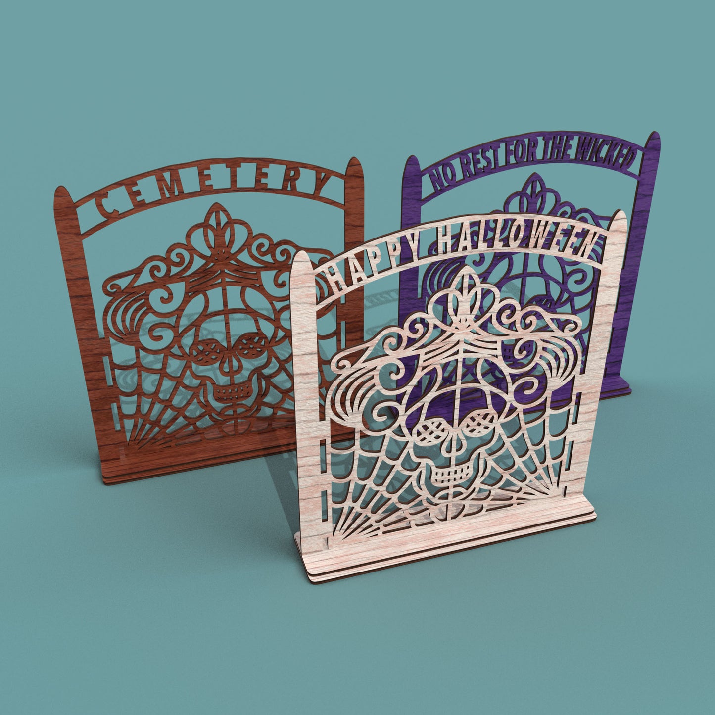 Funny Cemetery -Laser Cut File - The X Laser Files
